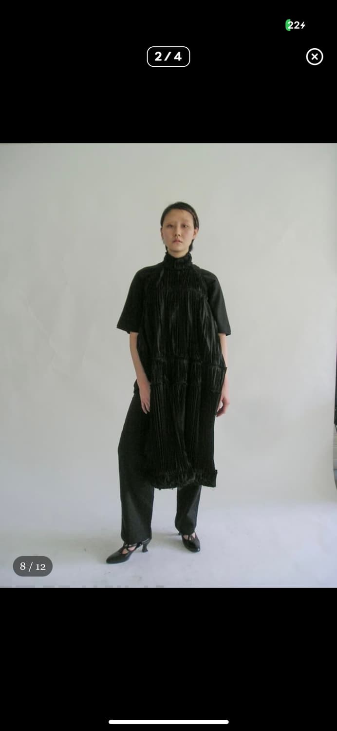 에옹쓰 에이프런 블랙 상품이미지2