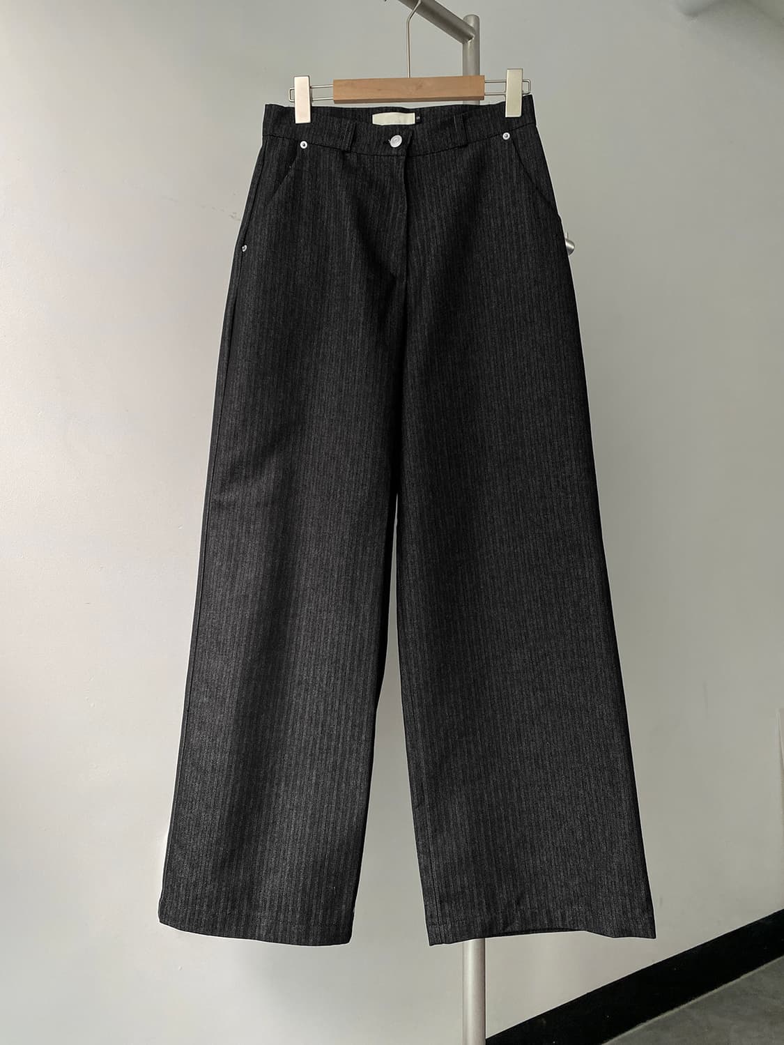 미엔느 mienne 마르 헤링본 와이드팬츠 상품이미지7