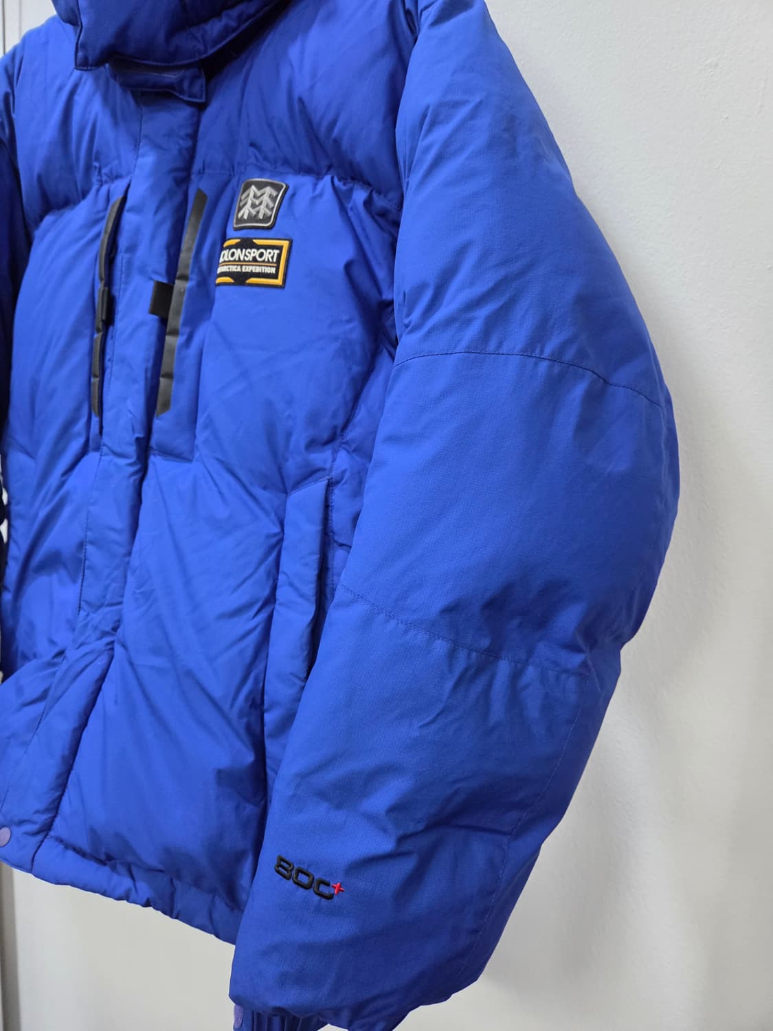 코오롱스포츠 블루 헤비 구스다운 패딩 히말라야 상품이미지4