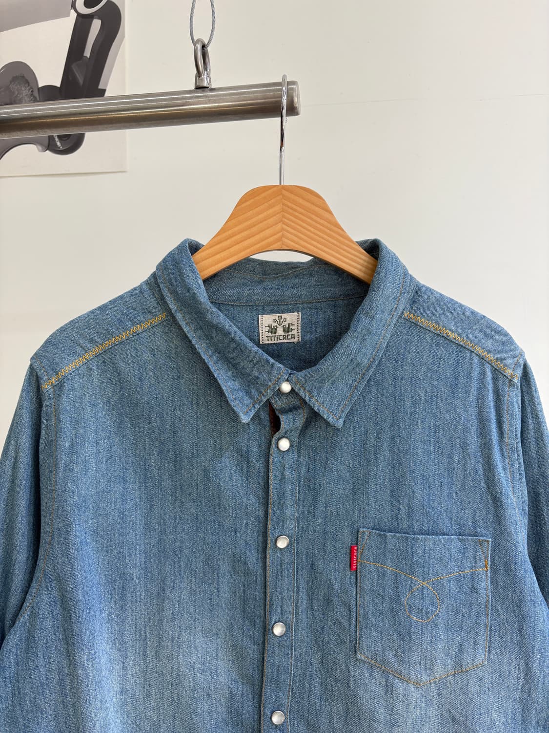 TITICACA 데님셔츠 상품이미지2