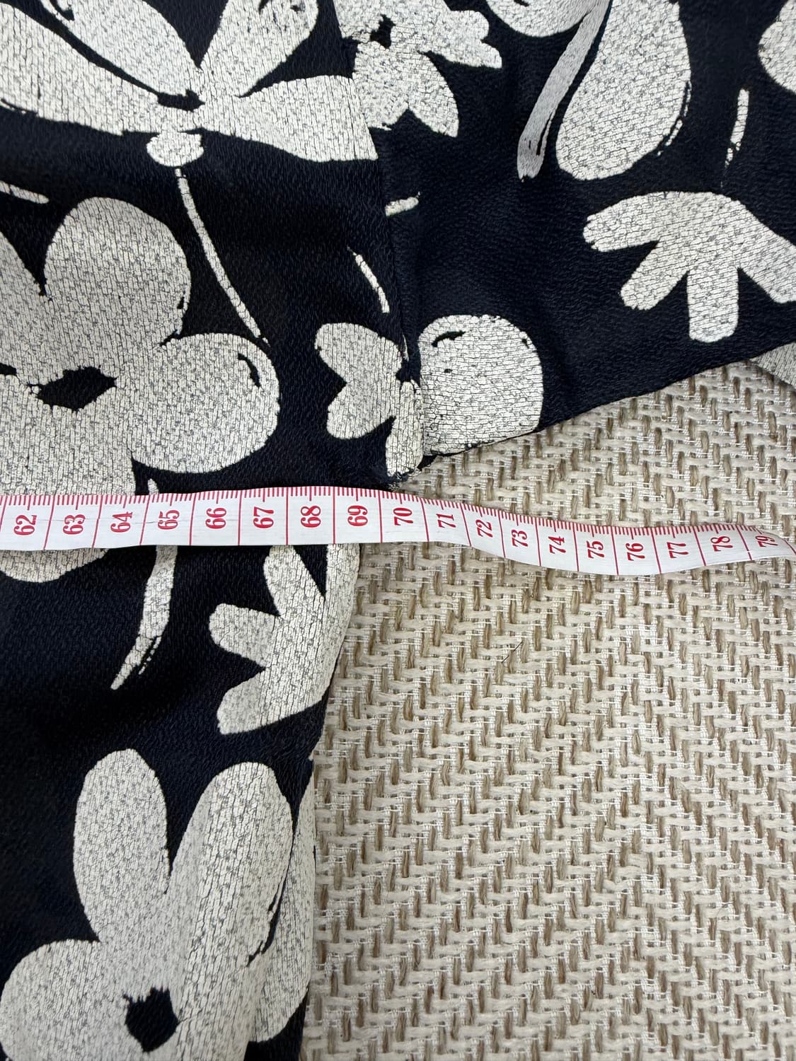 정품) 마르니 오버핏 플라워 프린트 블랙 블라우스 40 상품이미지8