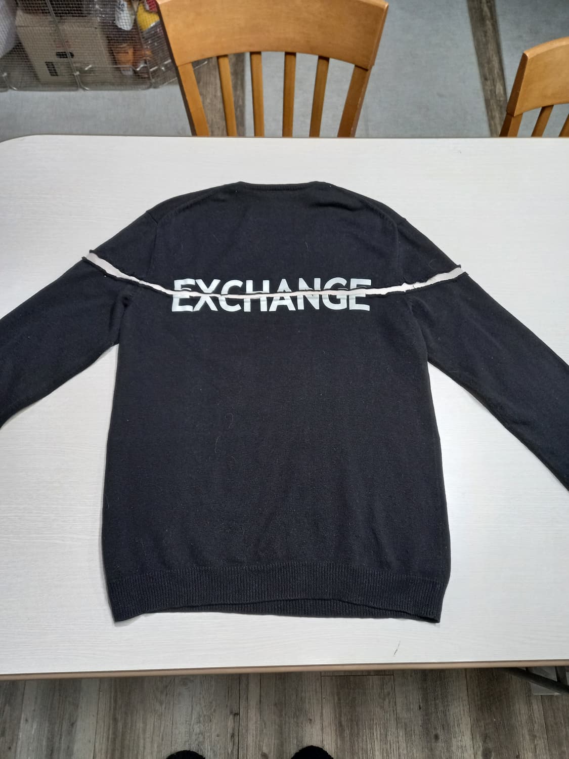 L100 A/X HongKong 라운드 스웻셔츠 블랙 L-688 상품이미지2