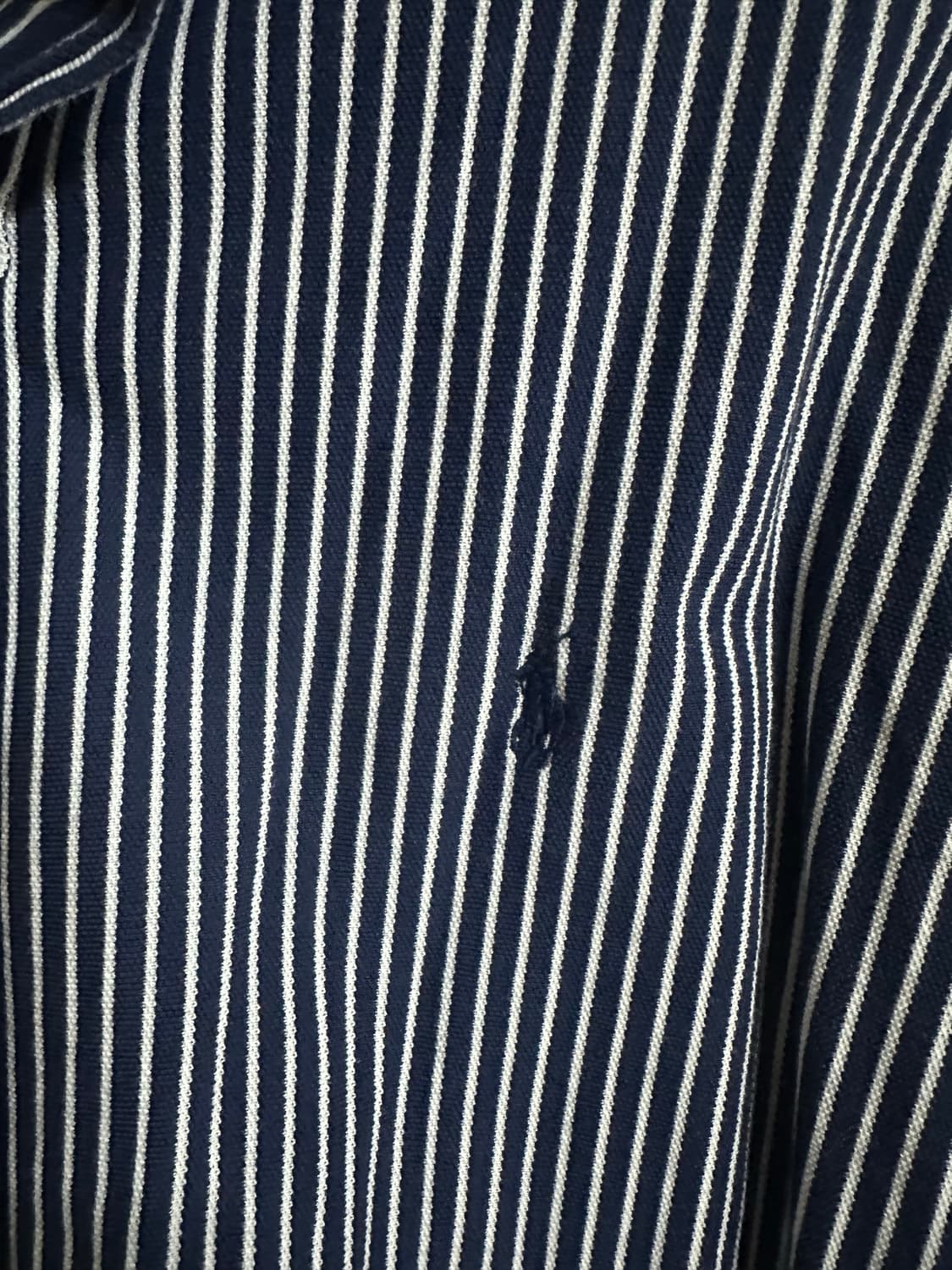 no.151 폴로 랄프로렌 옥스포드 니트스트라이프 셔츠 남방xxl 상품이미지4