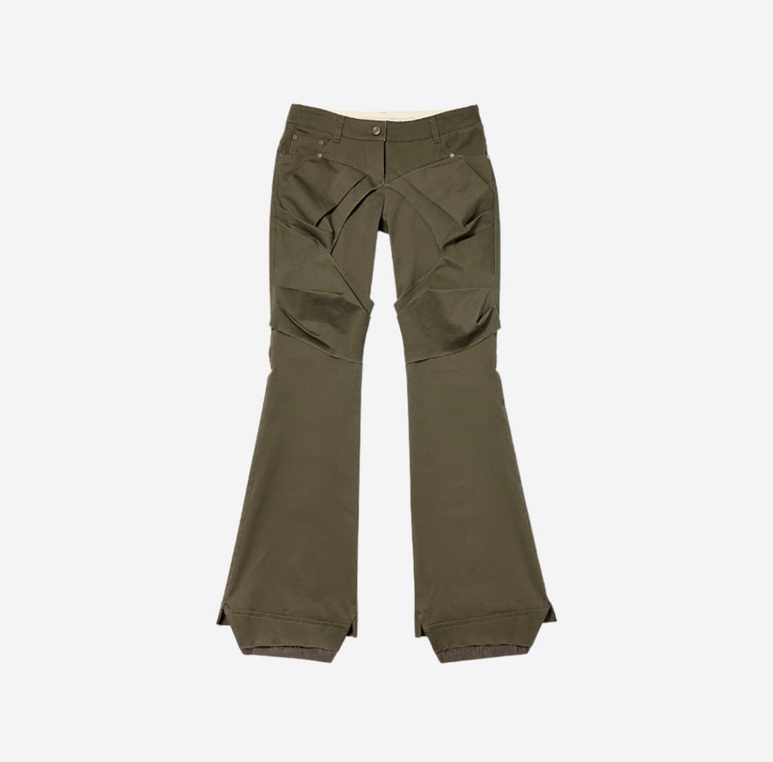 Open Yy 개더드 부츠컷 팬츠 L Gathered Bootcut 상품이미지1