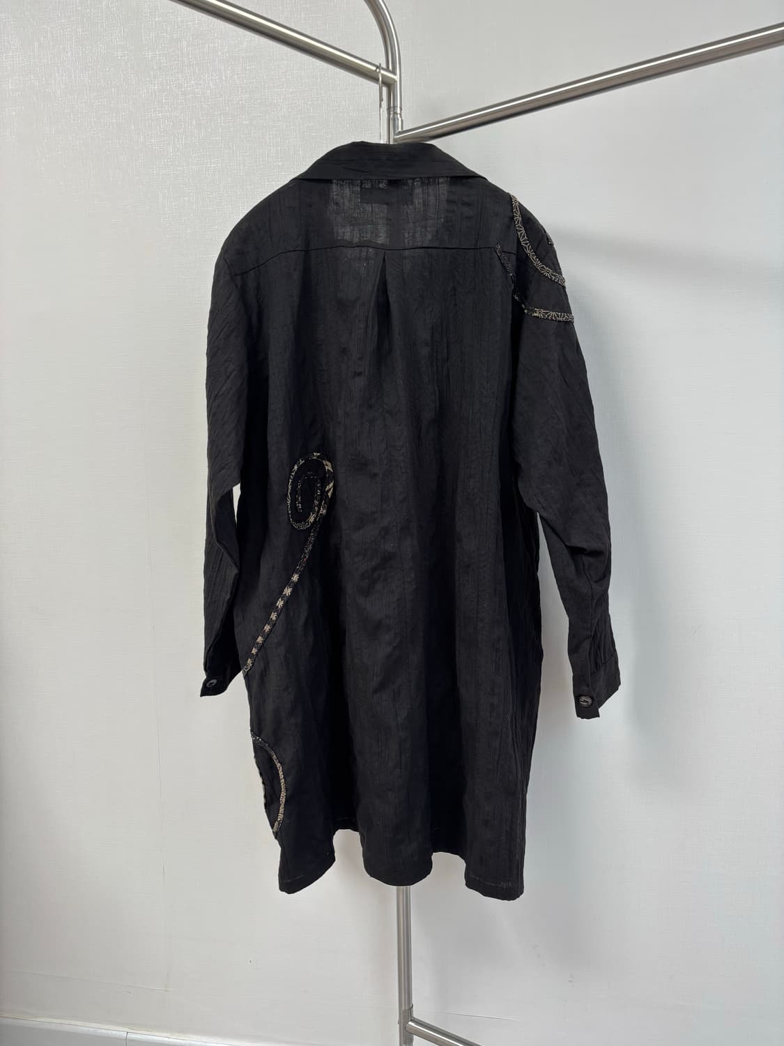 돌돌 파이핑 포인트 오버사이즈 셔츠 상품이미지5