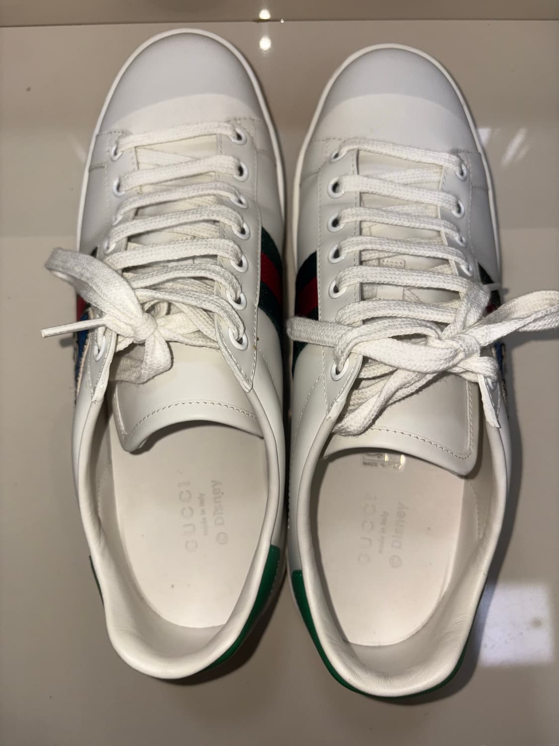 구찌 디즈니 콜라보 도날드덕 에이스 스니커즈 상품이미지3