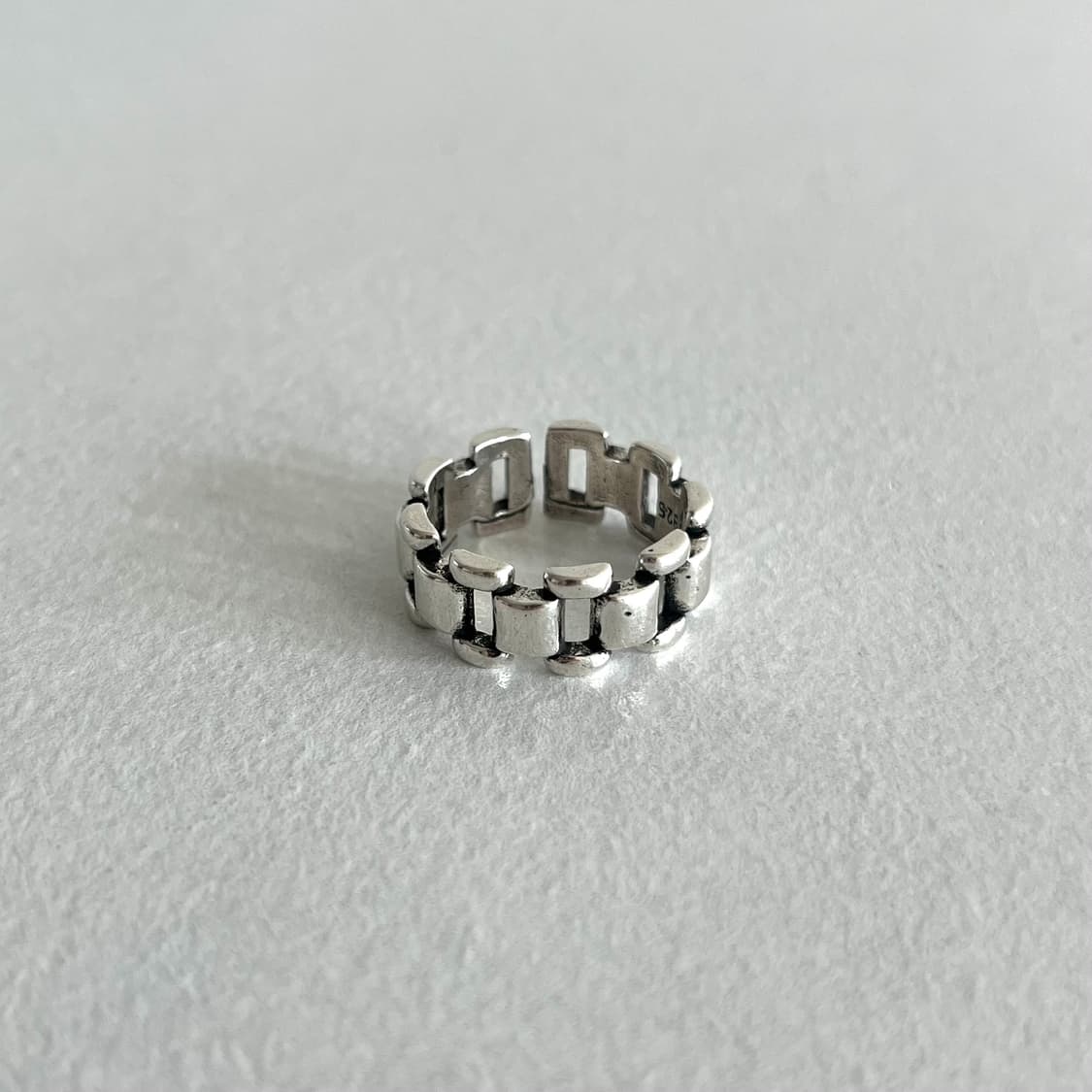 스퀘어 체인 반지 상품이미지2