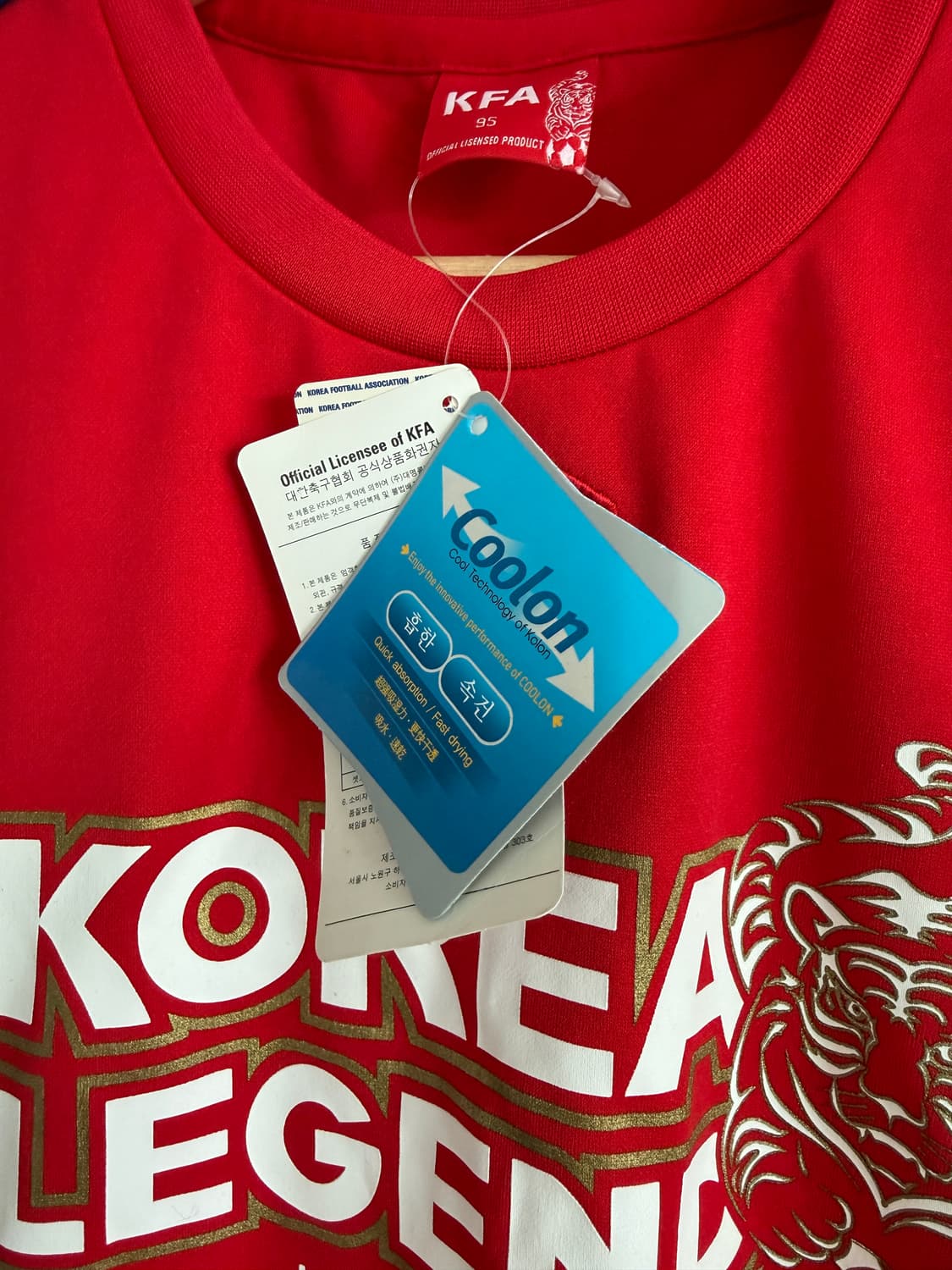 KFA 오피셜 유니폼 반팔 티셔츠(택 달린 새제품) 상품이미지3