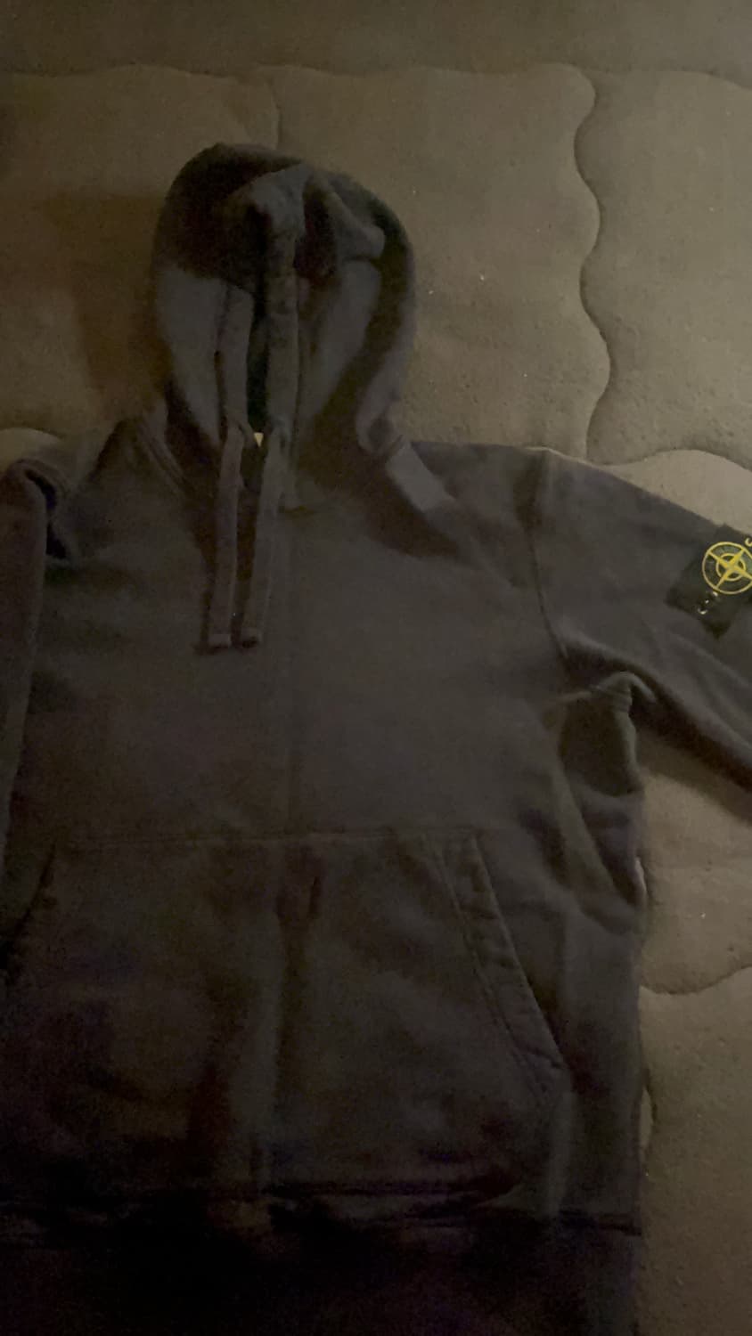 스톤 후드티 s 네이비 상품이미지1