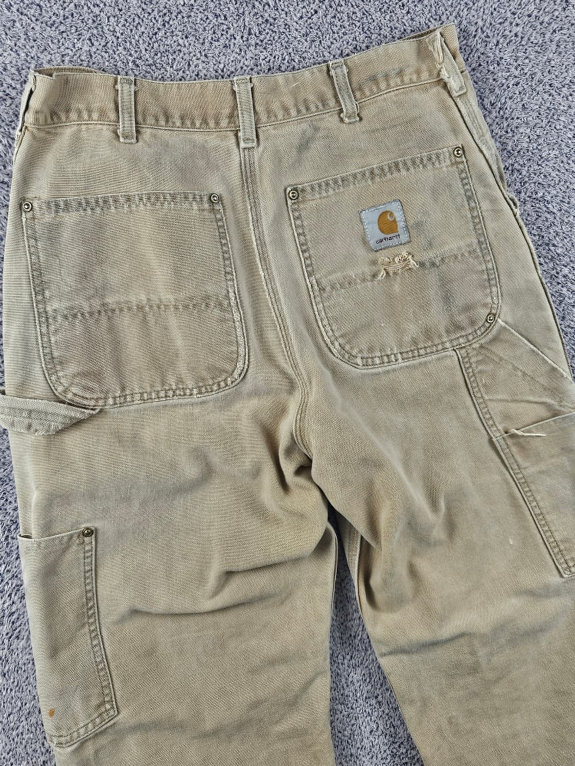 칼하트 덕 캔버스 더블니 카펜터 워크 팬츠 (32X32추정) / 8644 상품이미지9