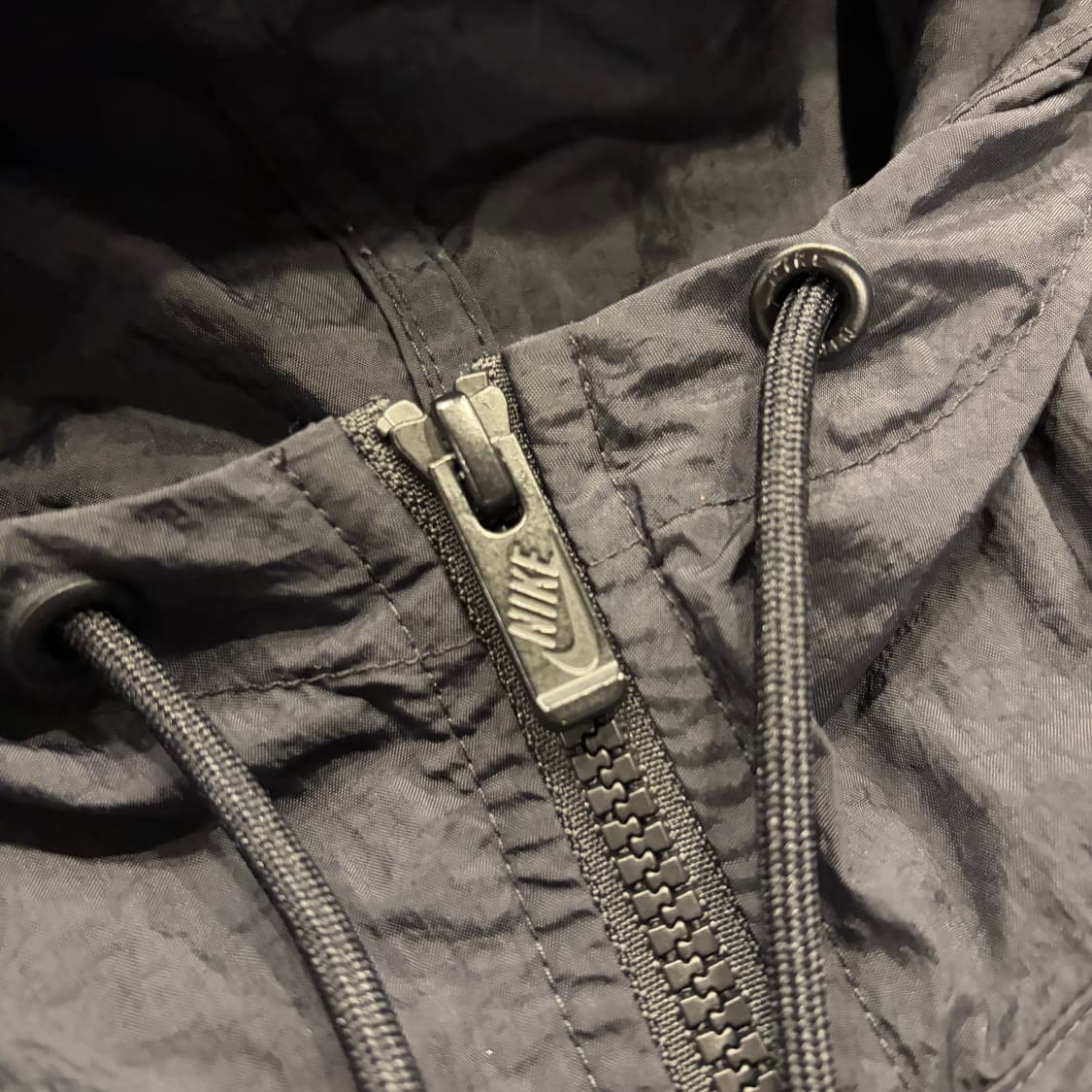 [2XL] 나이키 우븐 스카치 블랙 바람막이 후드 집업 B346 상품이미지5