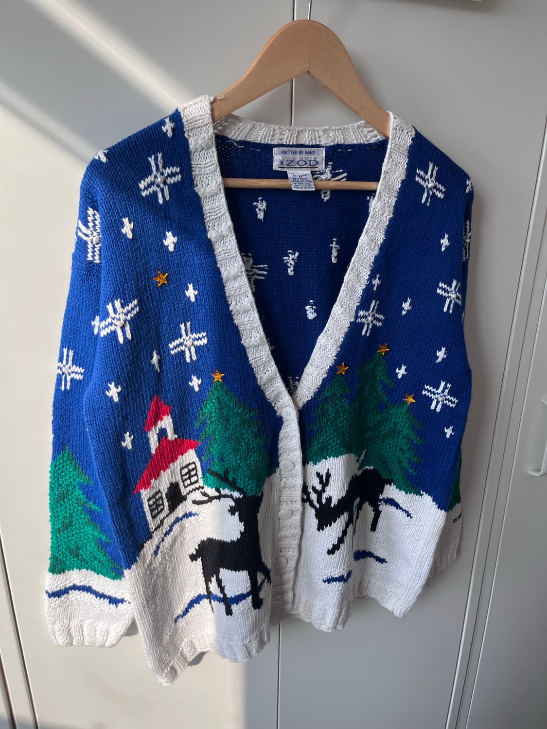 Izod 크리스마스 핸드메이드 니트 가디건  상품이미지6