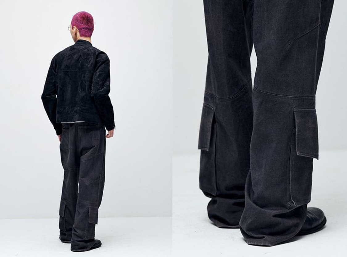 Anytimeloreak RoseWashing Pants Charcoal 상품이미지1