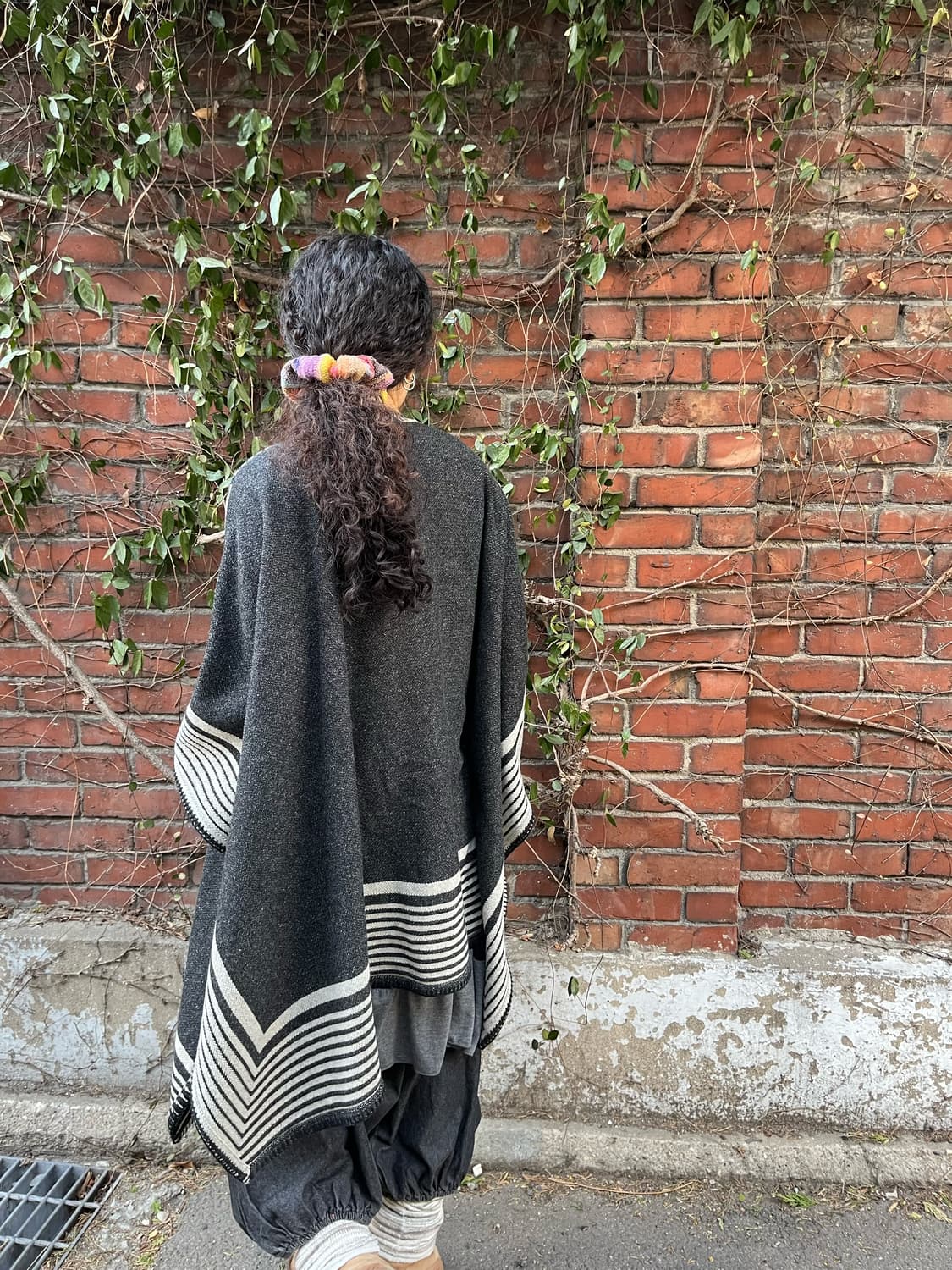 일본 무드 리버시블 케이프 카디건 상품이미지8