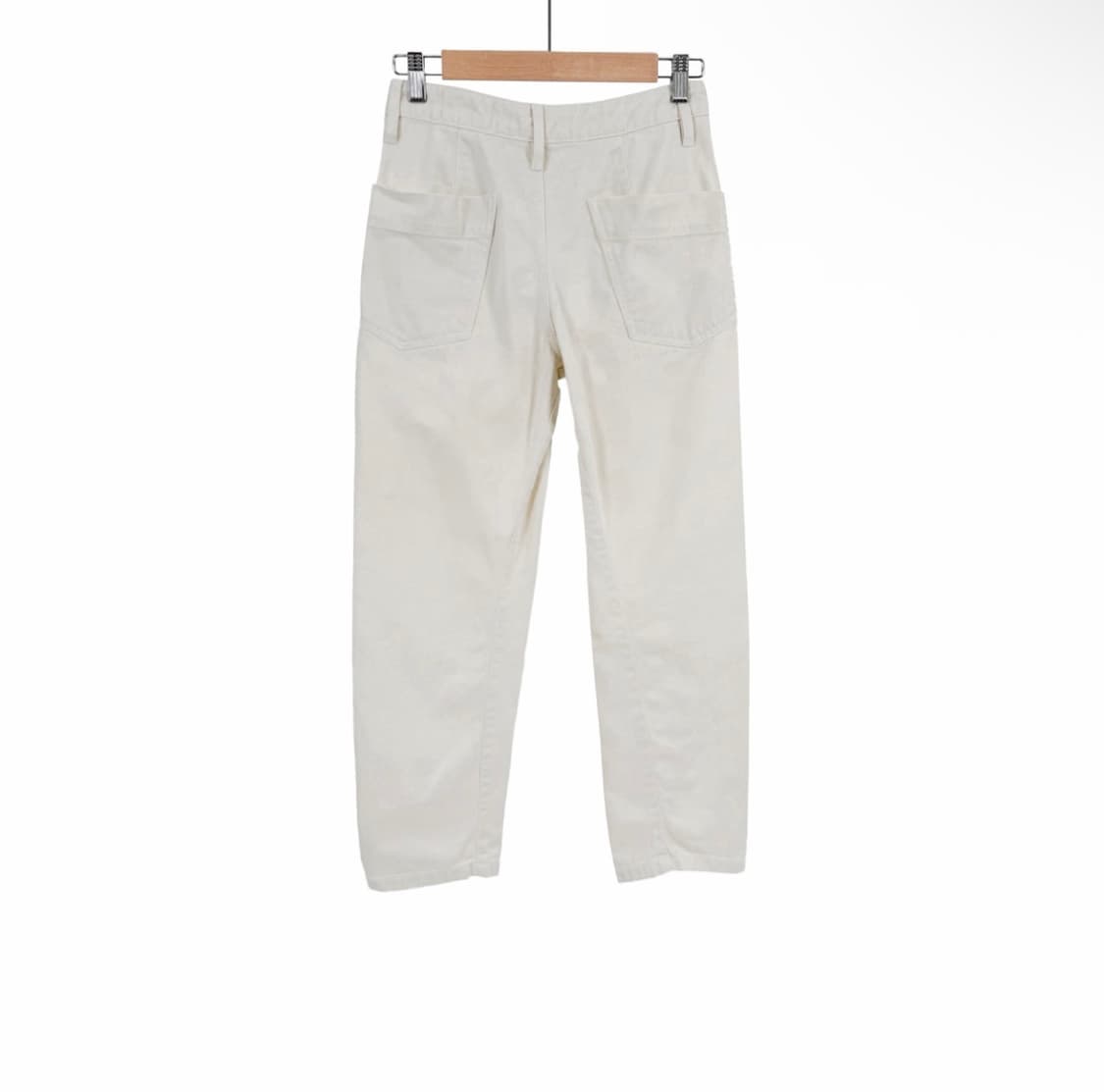 [34] 르메르 여성 파이브 포켓 트위스트 워크웨어 데님 팬츠 아이보리 상품이미지3