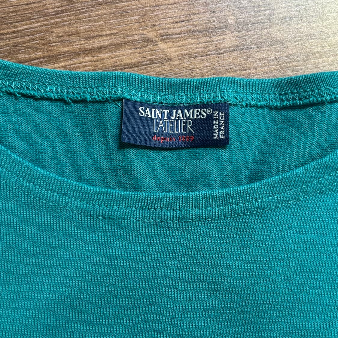 세인트 제임스 메르디앙 엘보 패치 티 상품이미지4