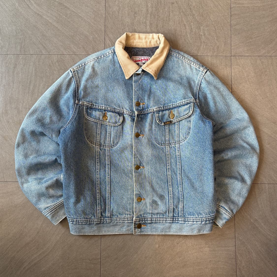 90s 90년대 생산 리 스톰라이더 데님 자켓 상품이미지1