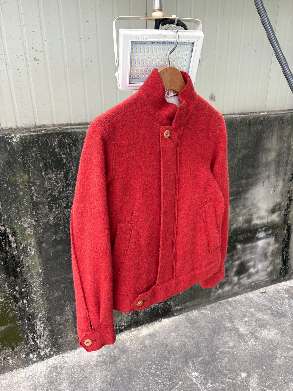 45RPM 울 스탠드 카라 자켓 상품이미지2