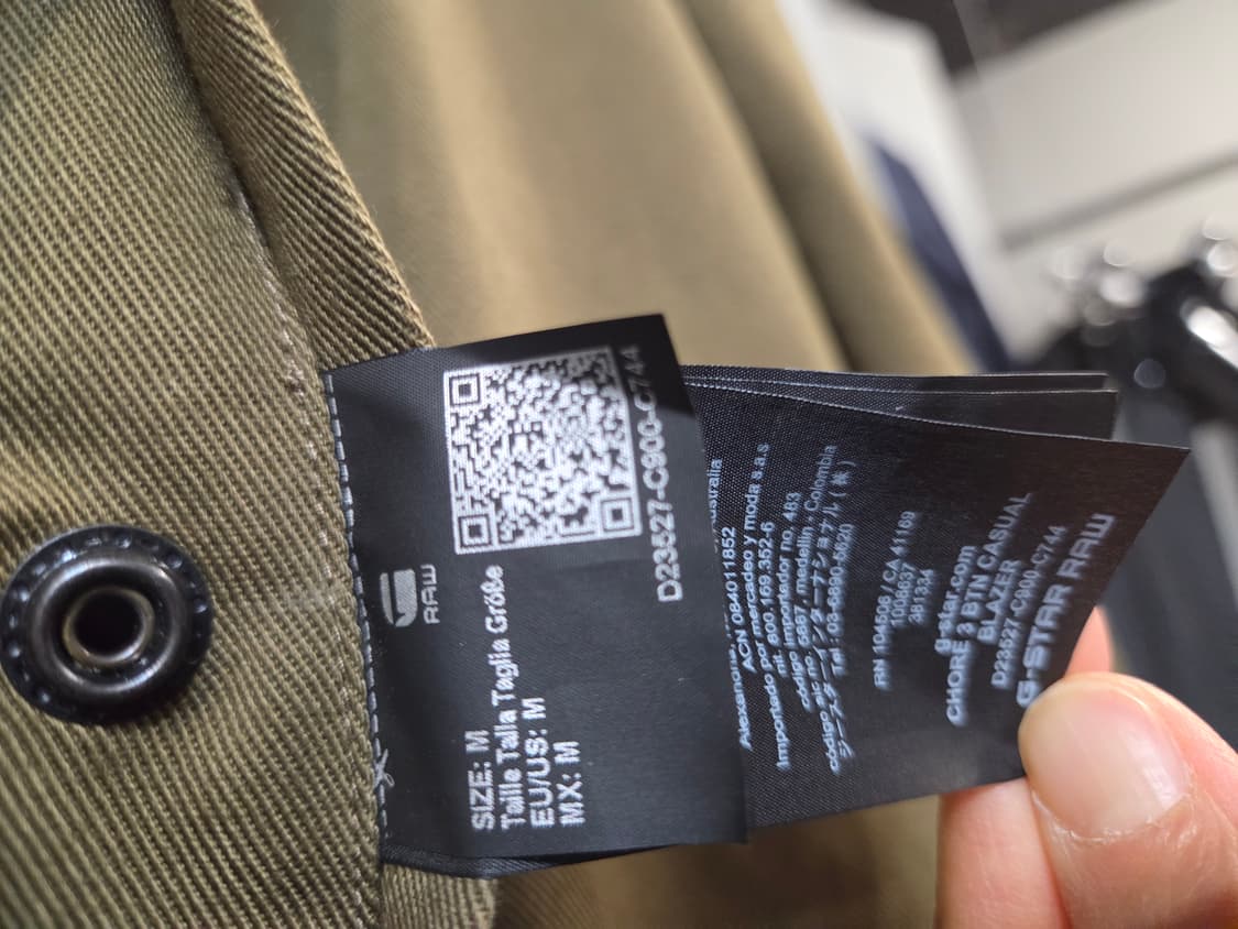 G-STAR RAW 카키색 남성 블레이저(M) 상품이미지8