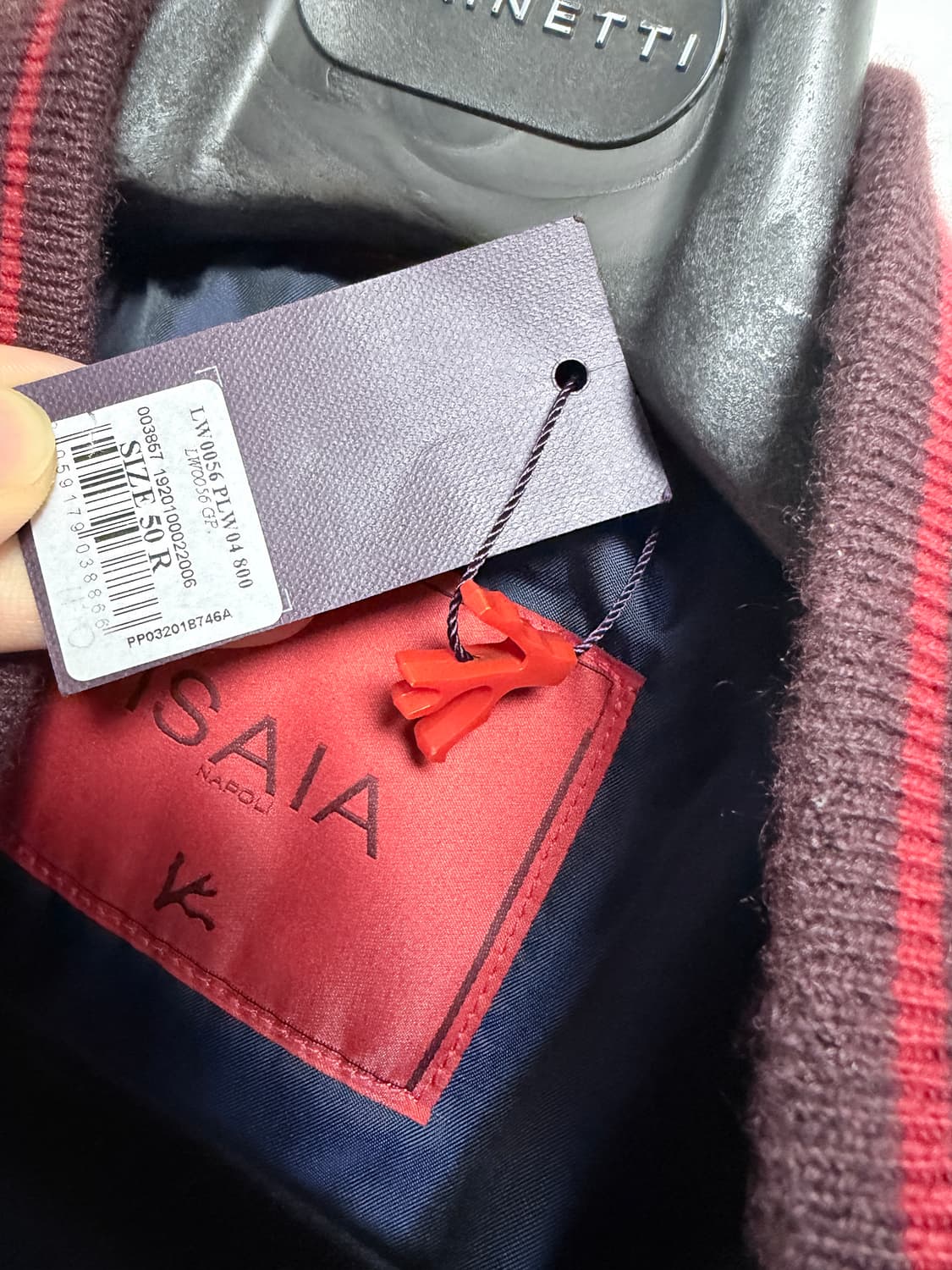 Isaia 이자이아 발수 스웨이드 봄버 자켓/50사이즈 상품이미지5