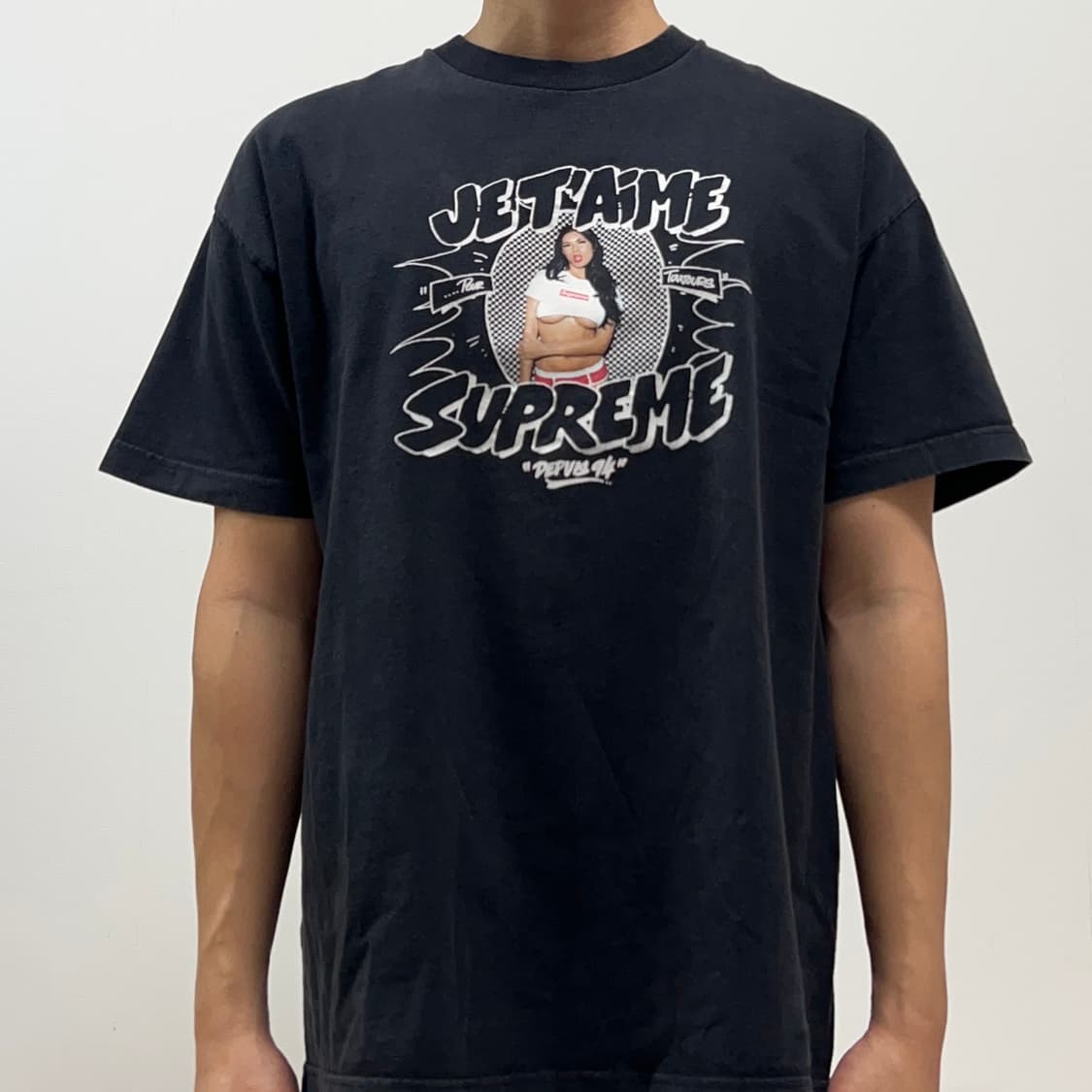 슈프림 07AW Tera Patrick Jet Aime 티셔츠 블랙 상품이미지1