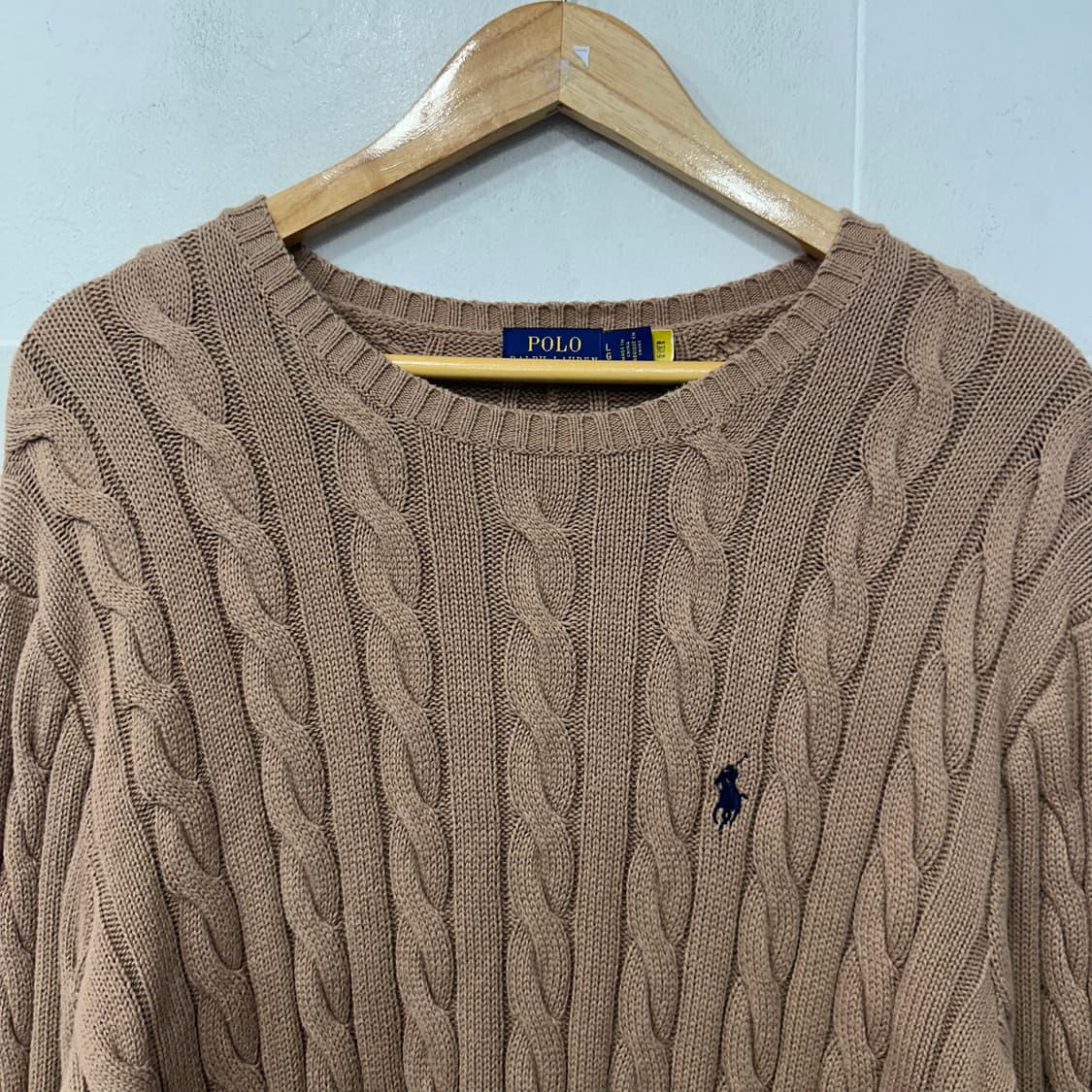 폴로 랄프로렌 꽈배기 니트 상품이미지2