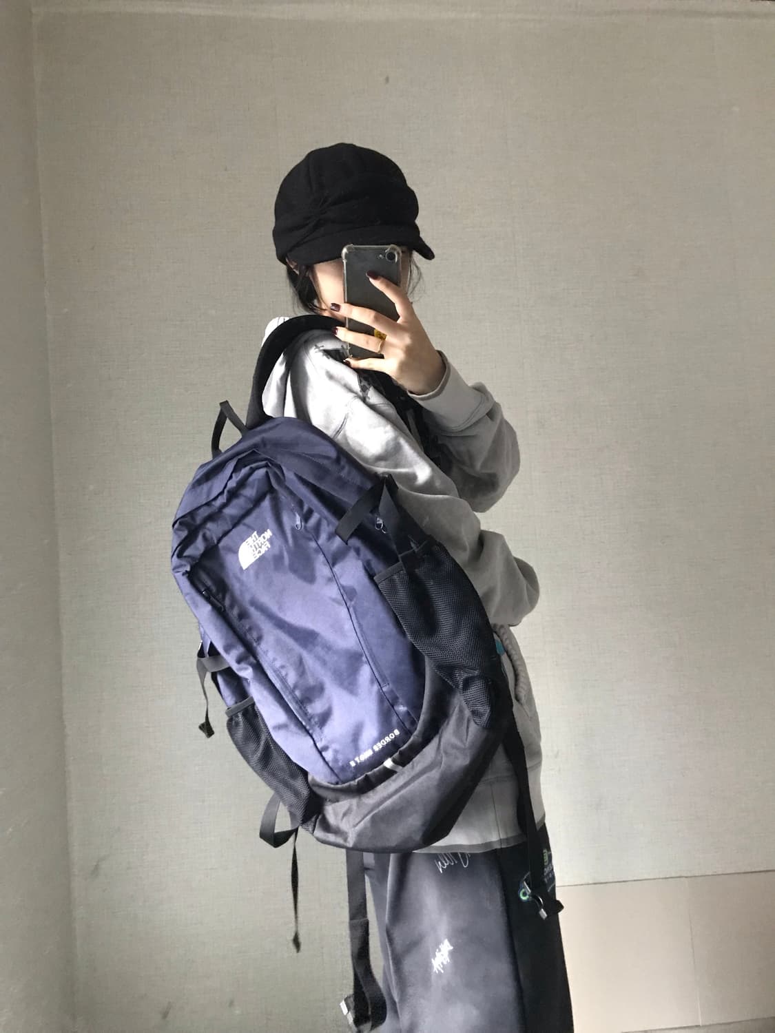 노페 네이비 백팩 상품이미지1