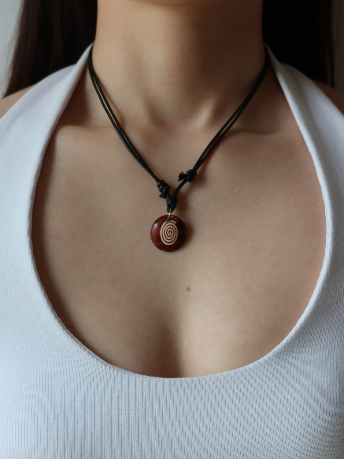 spiral pendant necklace 상품이미지1