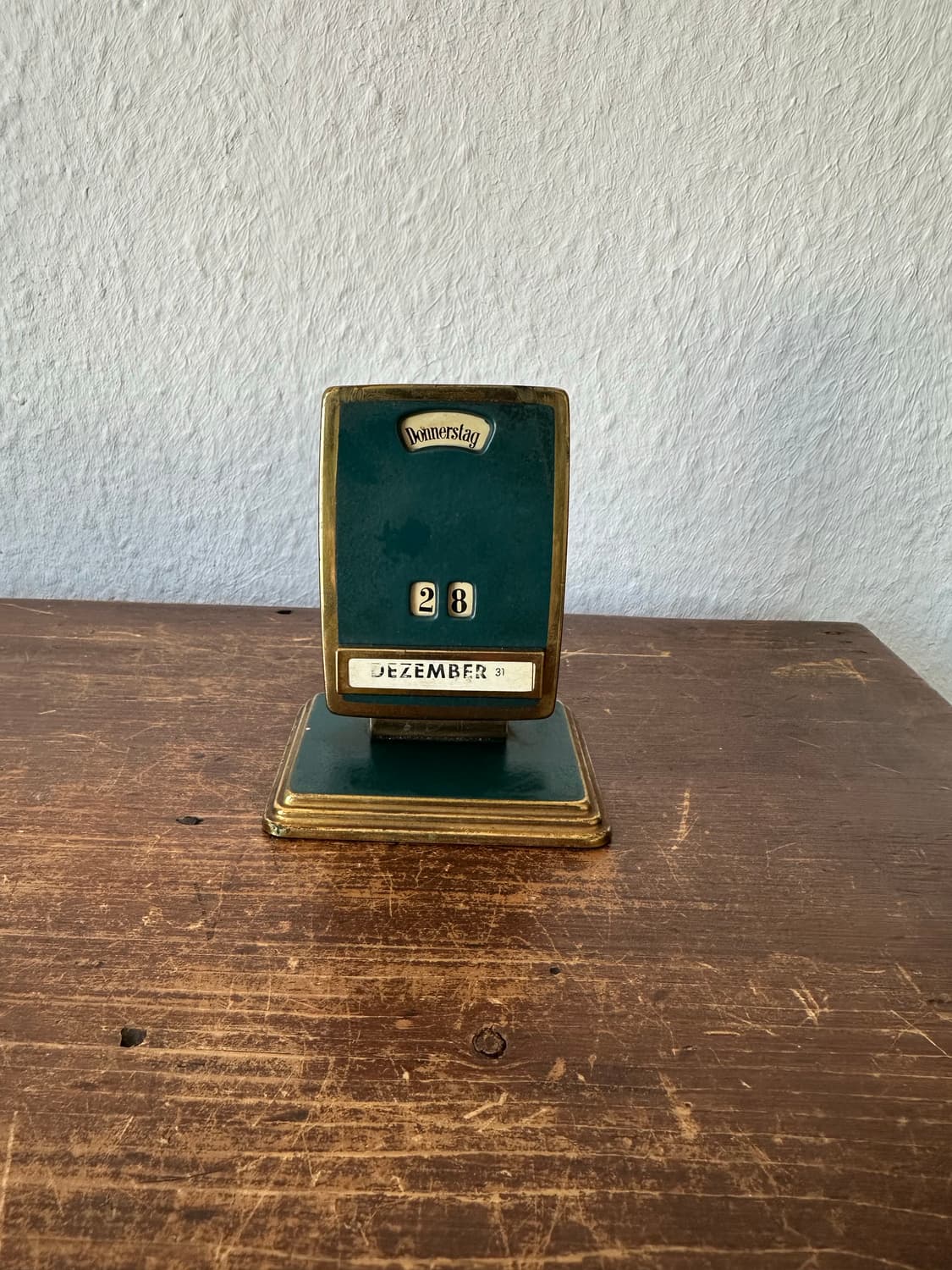 독일)빈티지 청록 수동캘린더 상품이미지1