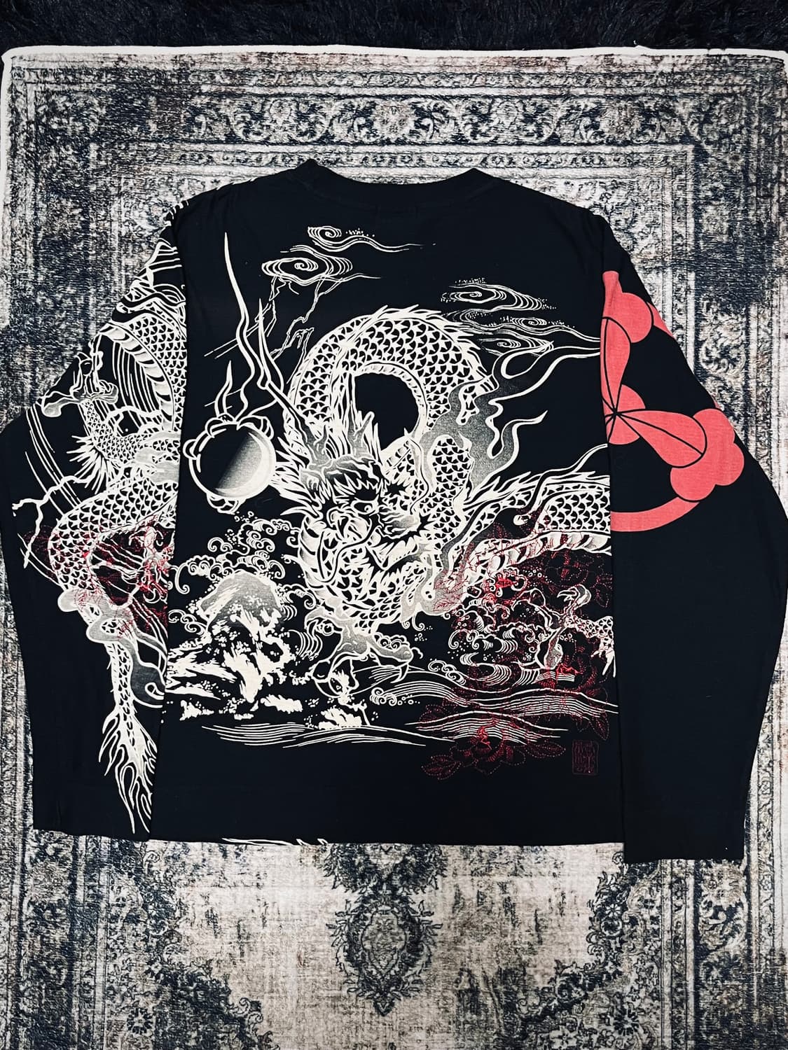 카라쿠리타마시 오리엔탈 드래곤 롱슬리브 L 상품이미지3