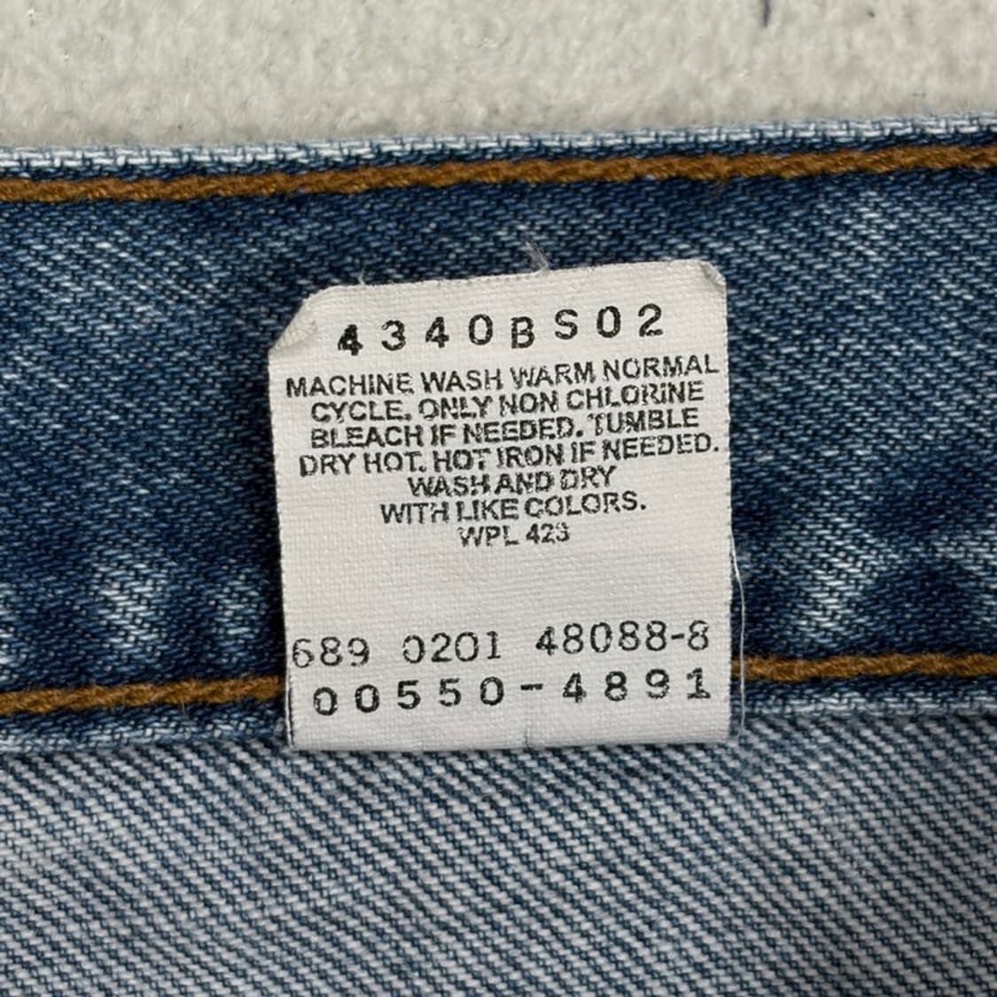 LEVI'S 550 테이퍼드 레그 데님진 29X30 상품이미지5