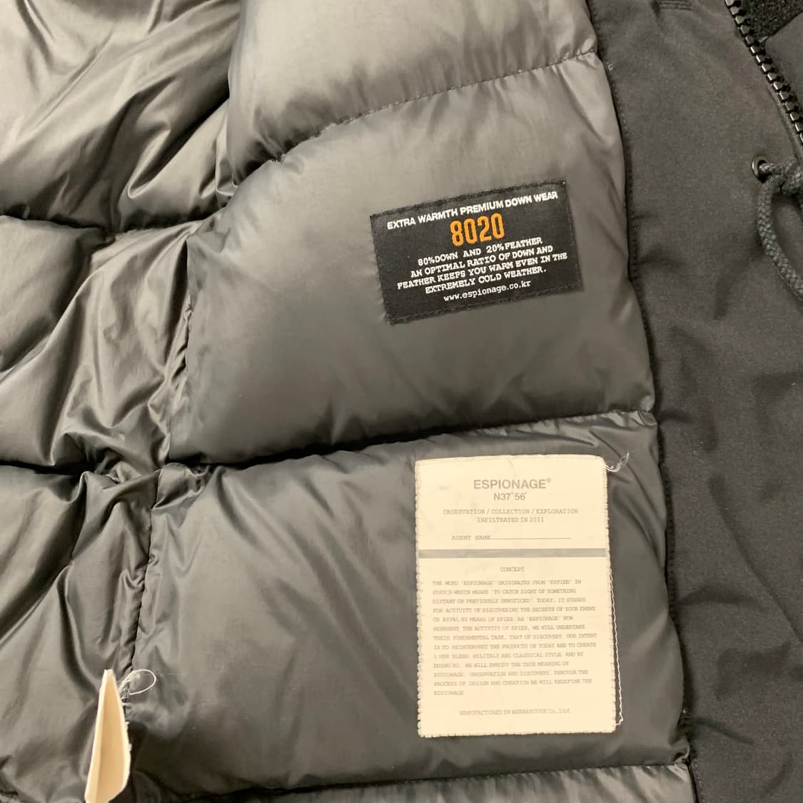 에스피오나지 패딩 M 상품이미지6