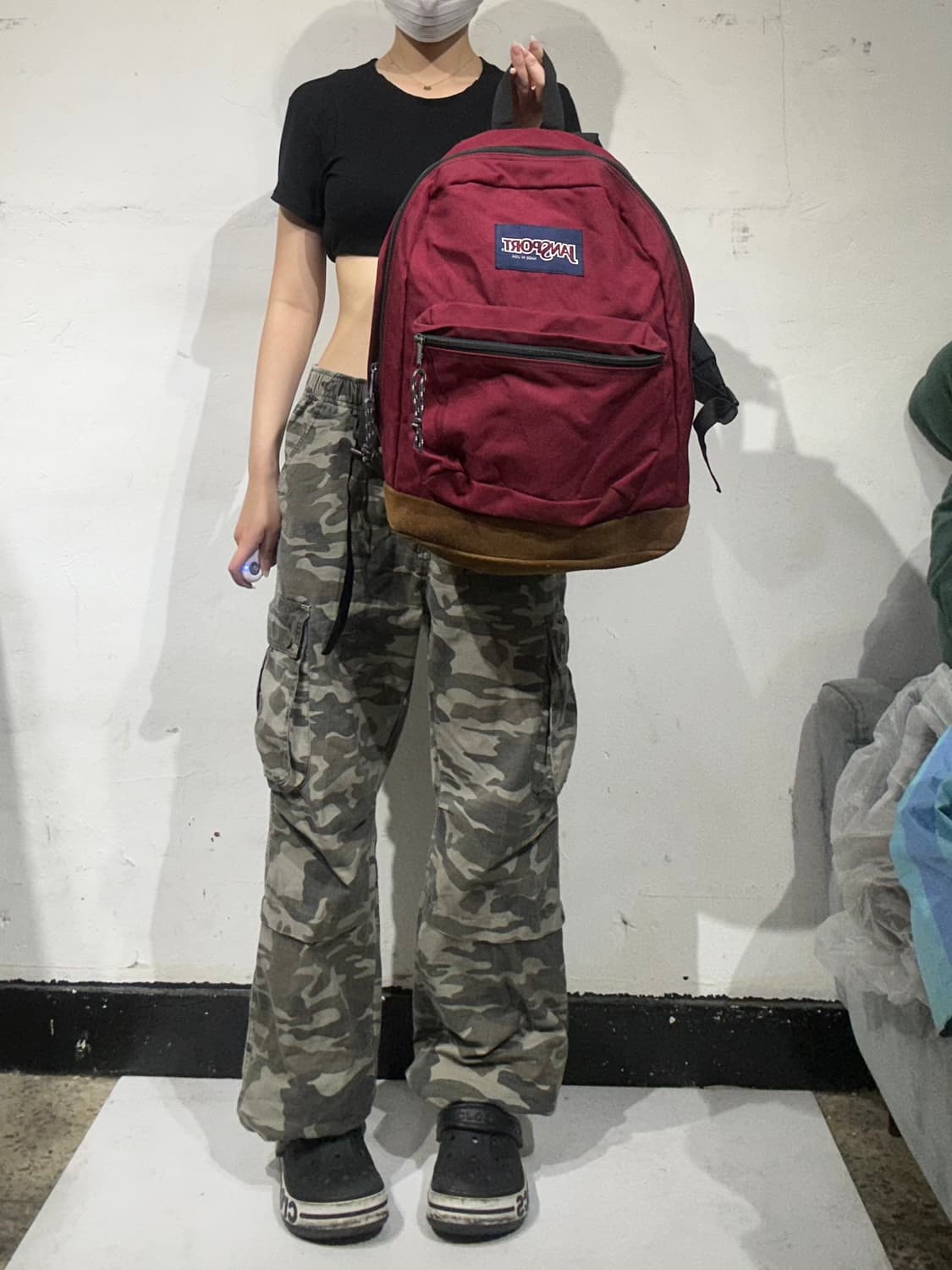 잔스포츠 버건디 백팩 가방 상품이미지2