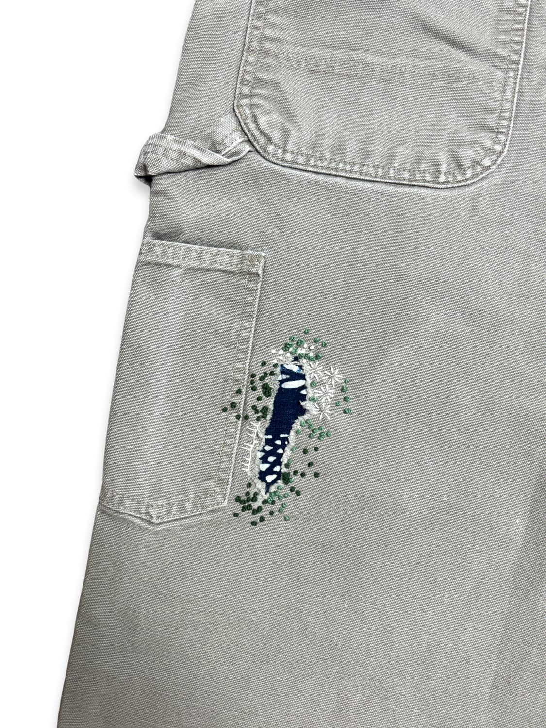Carhartt Boro Sashiko Distressed Shorts 상품이미지7