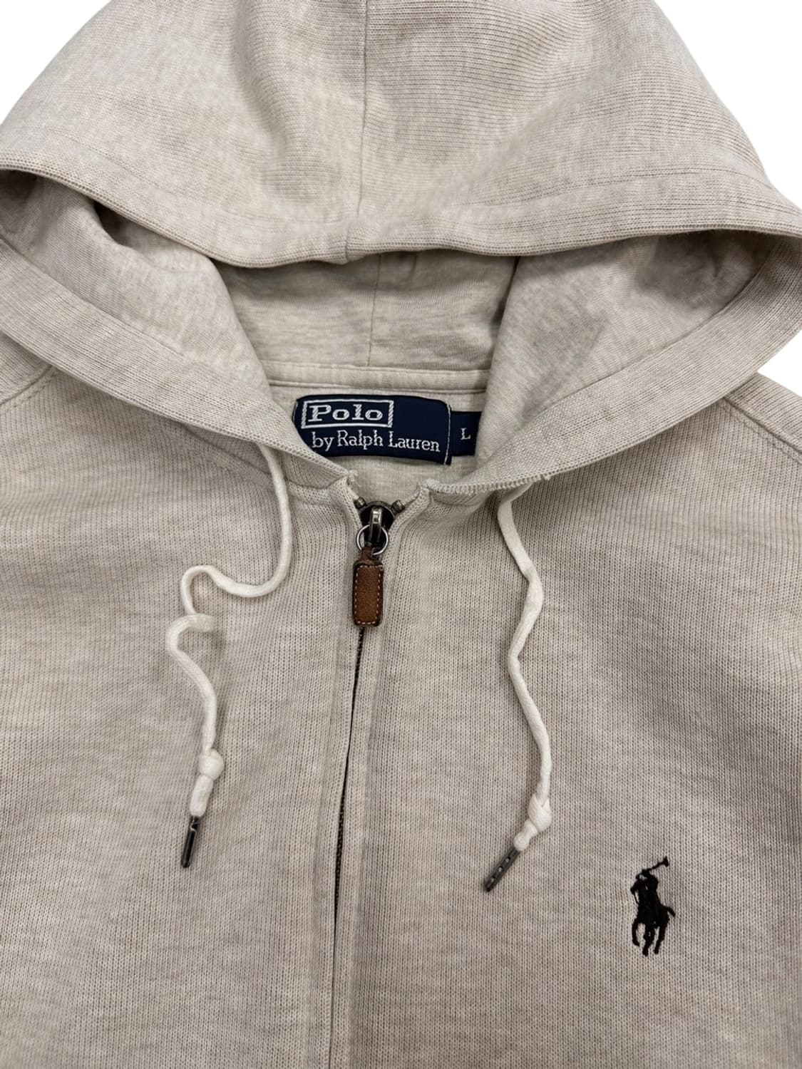 00s 폴로 투웨이 후드집업 베이지 (L) 상품이미지4