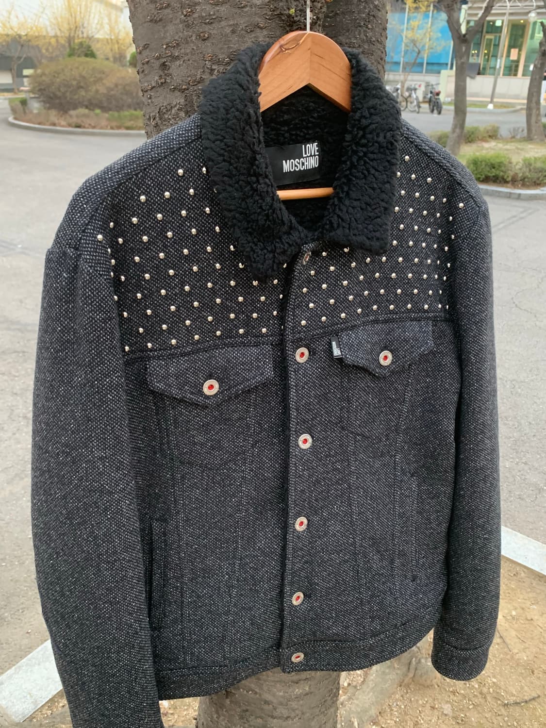 Moschino 스터드 디테일 자켓 상품이미지4
