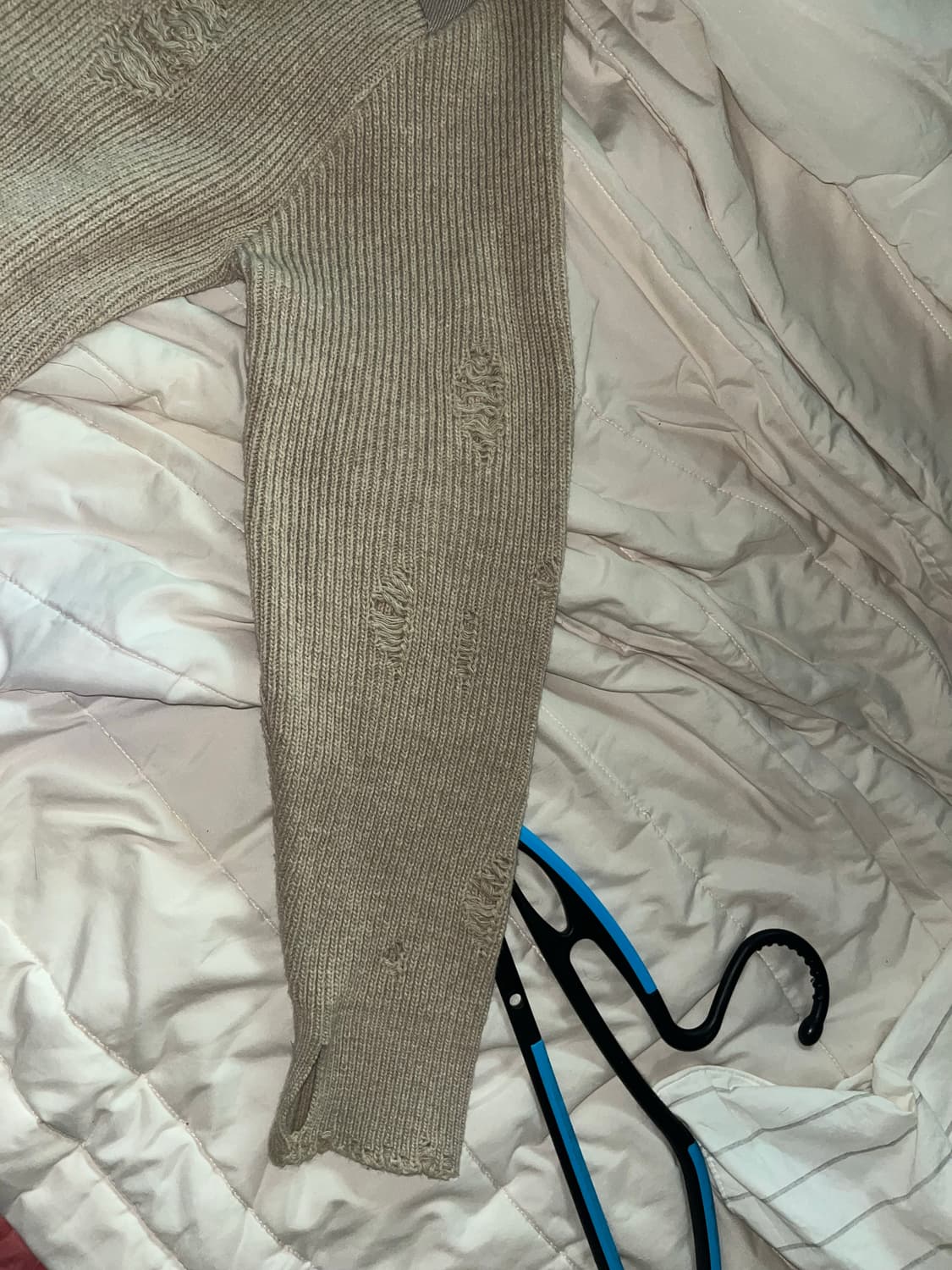 떠그클럽 패치 니트 1사이즈 상품이미지5