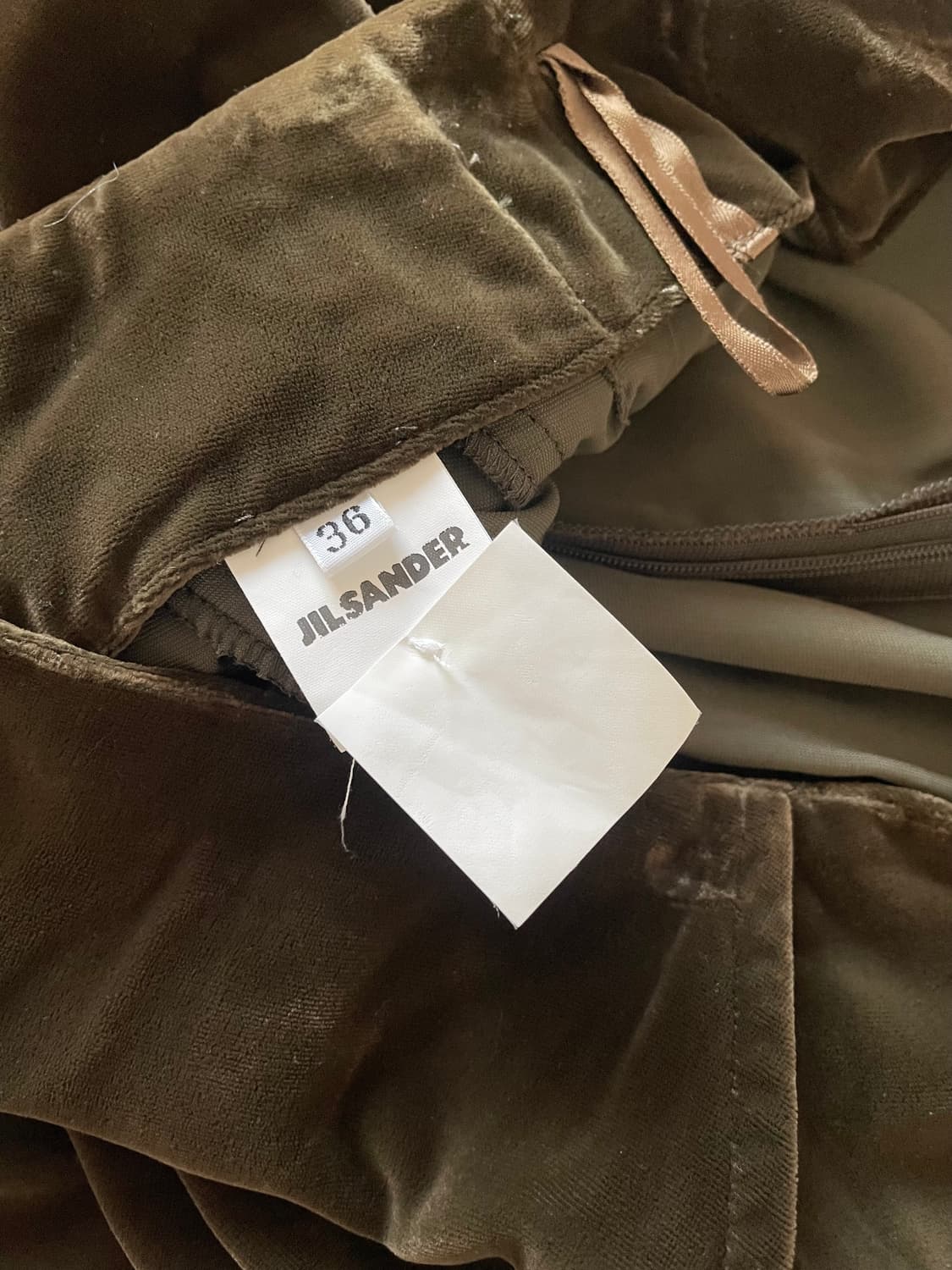 질샌더 1997 FW 벨벳 스커트 상품이미지5