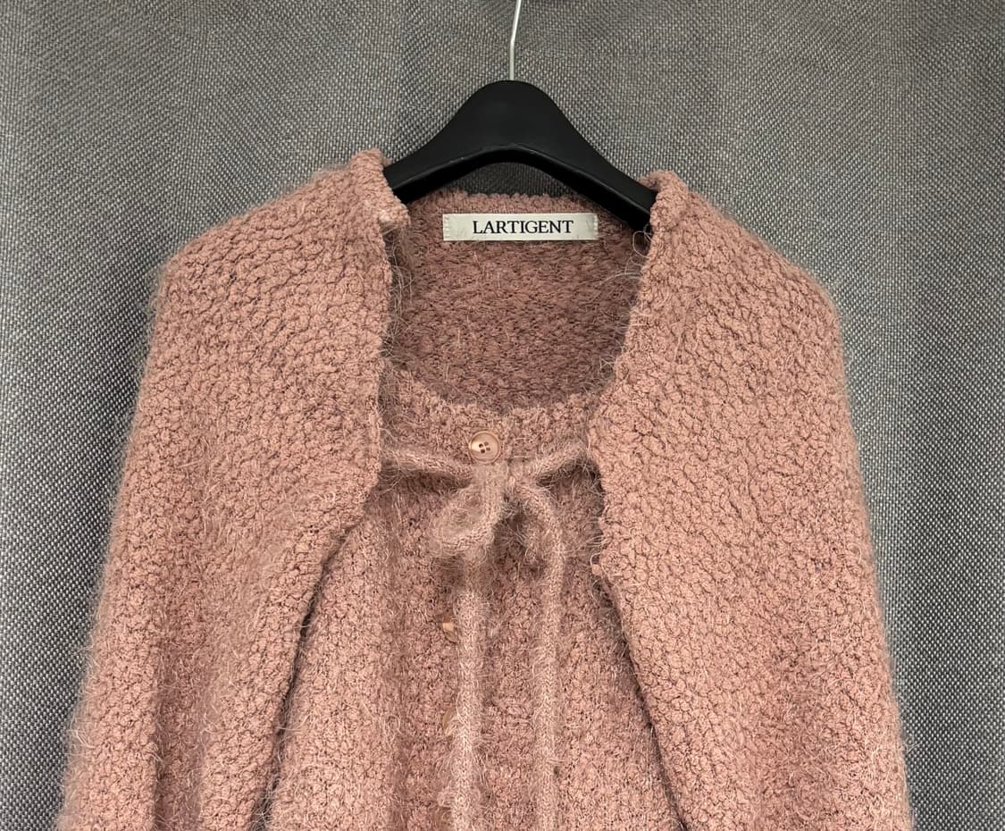 라티젠 여성상의 볼레로&뷔스티에 니트 세트 상품이미지4