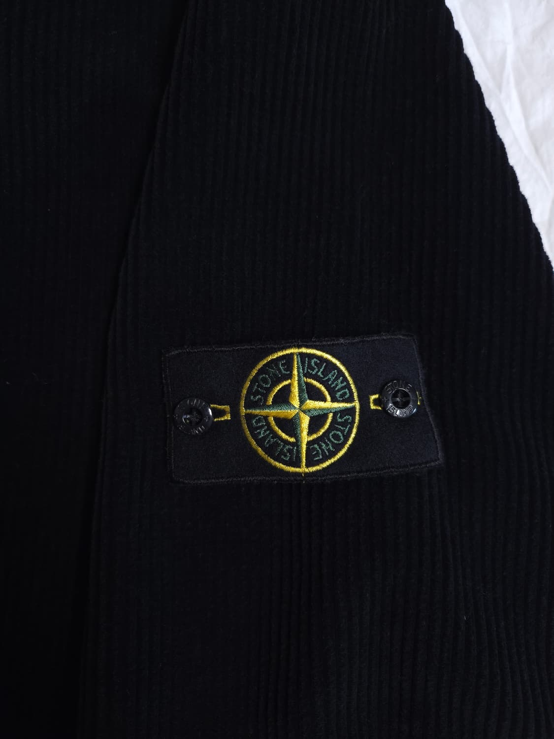 [L] 스톤아일랜드 18FW 코듀로이 오버셔츠 자켓 블랙 상품이미지5