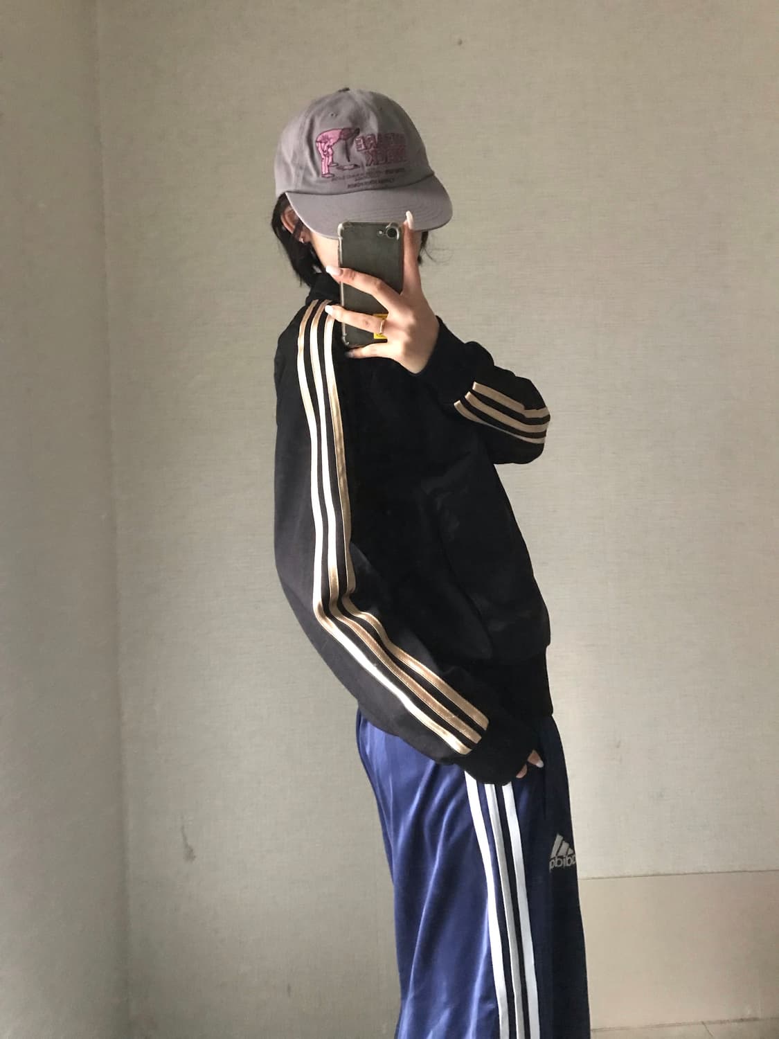 아디다스 블랙 골드 져지 상품이미지3