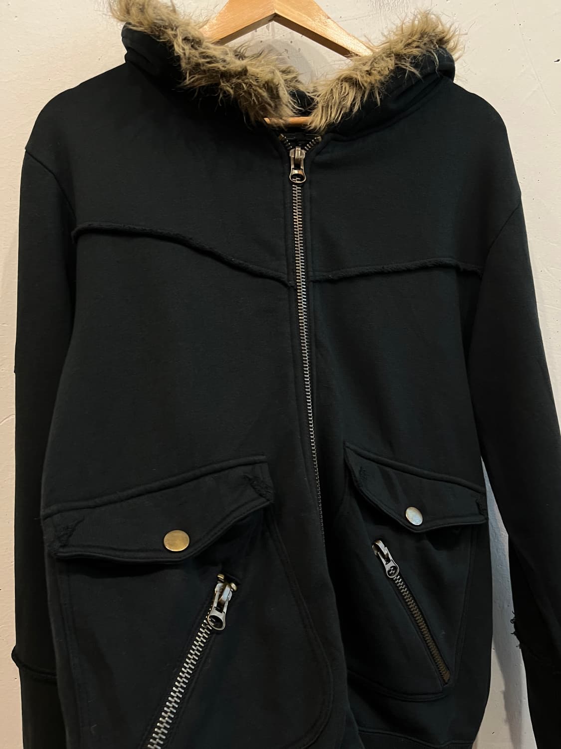 SLICK JPN 퍼 후드집업 상품이미지5