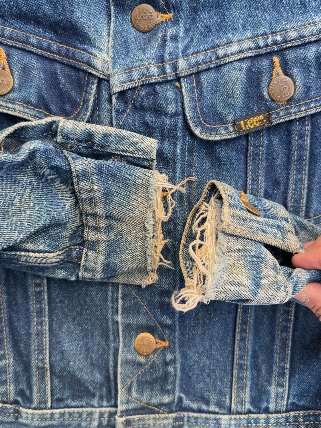 1970s USA LEE Denim Jacket 리 데님 자켓 상품이미지6