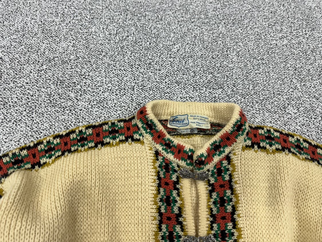 70s 노르웨이 울 가디건 상품이미지4