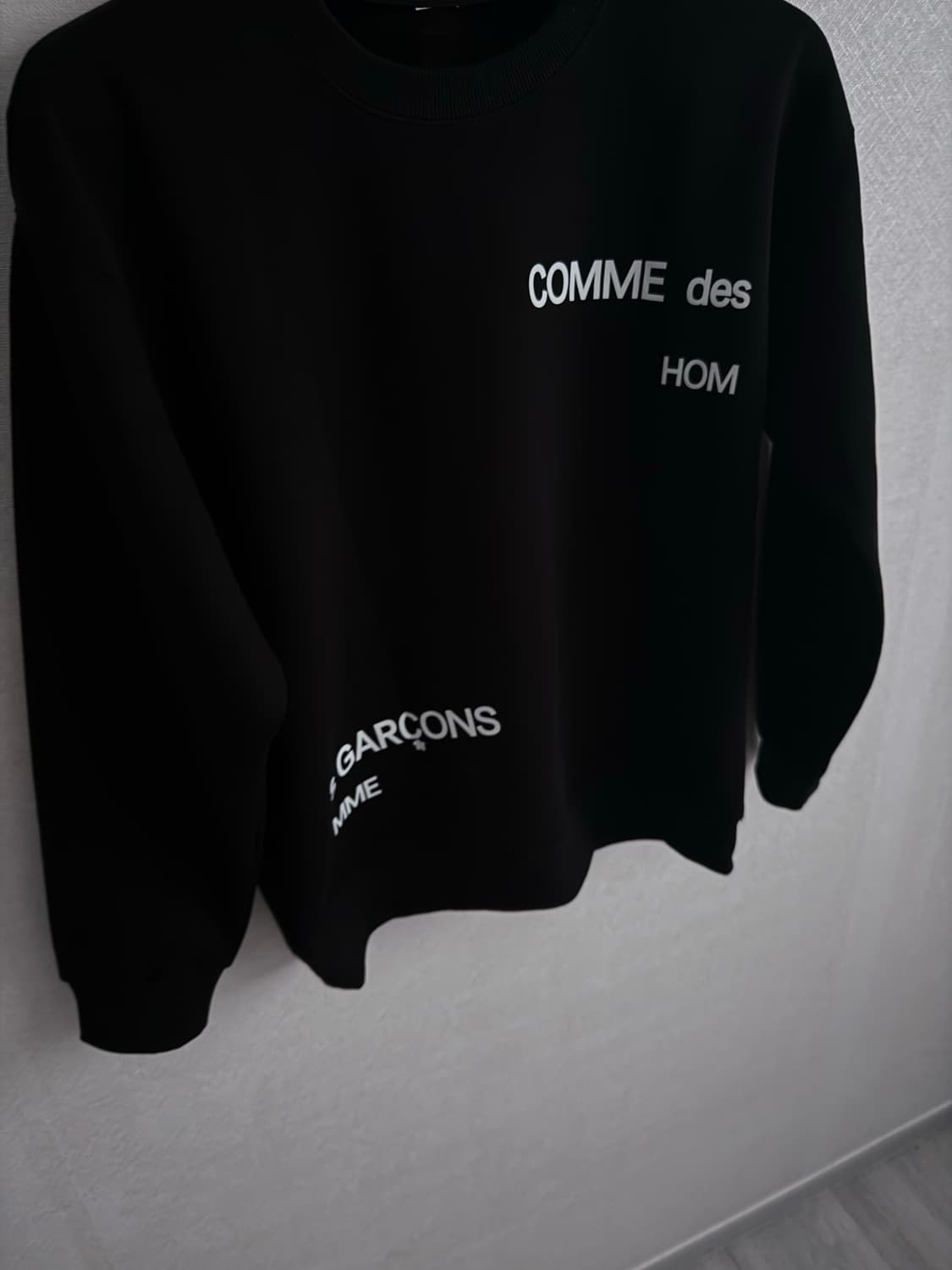 꼼데가르송 옴므 샘플 맨투맨 상품이미지2