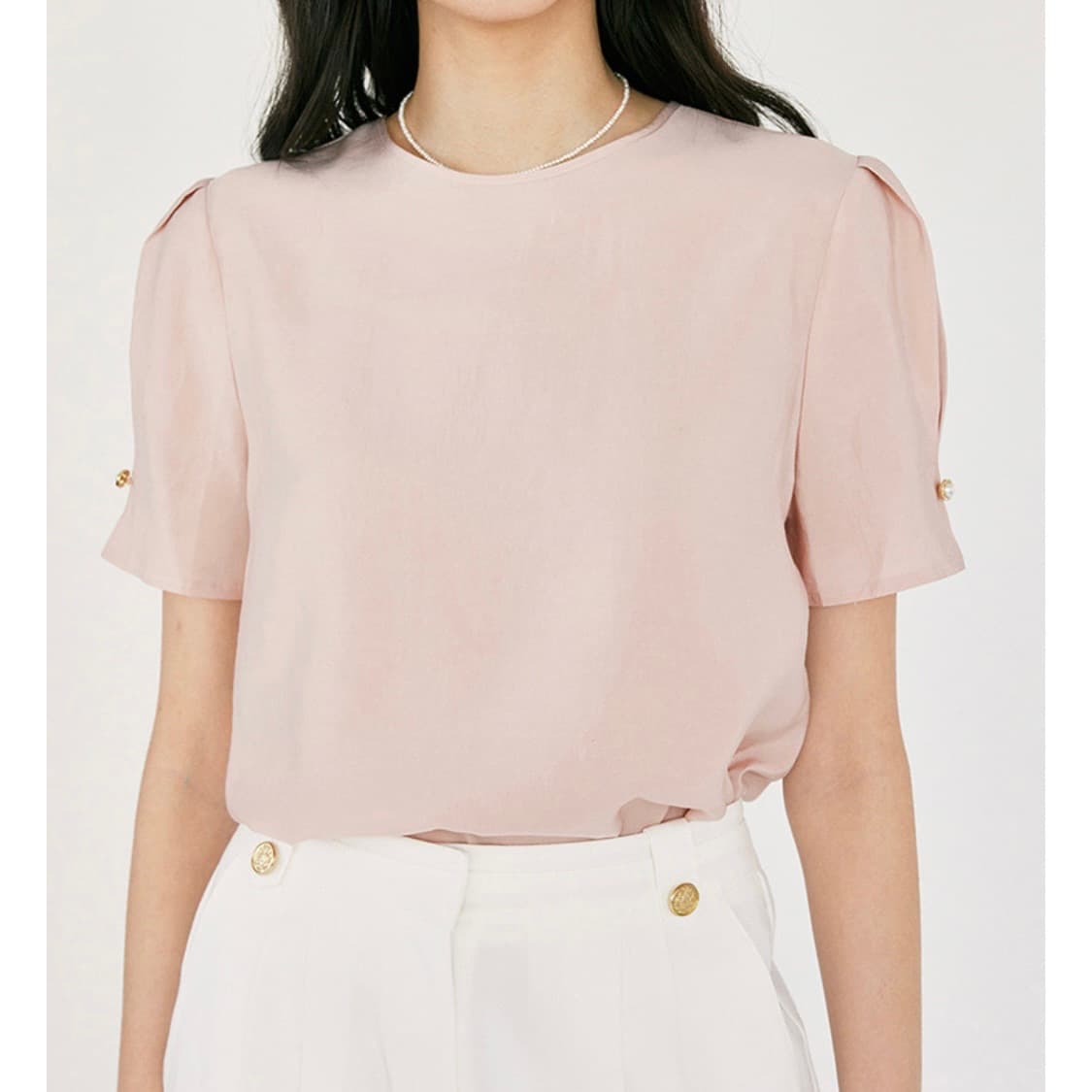 새상품) 언에디트 블라우스 Dahlia Half Jewel Blouse 상품이미지6