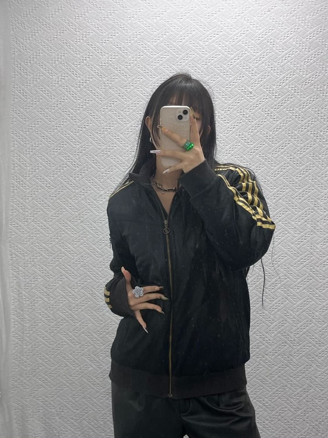 아디다스 올드스쿨 빈티지 누빔 패딩 자켓 95 C08008 상품이미지2