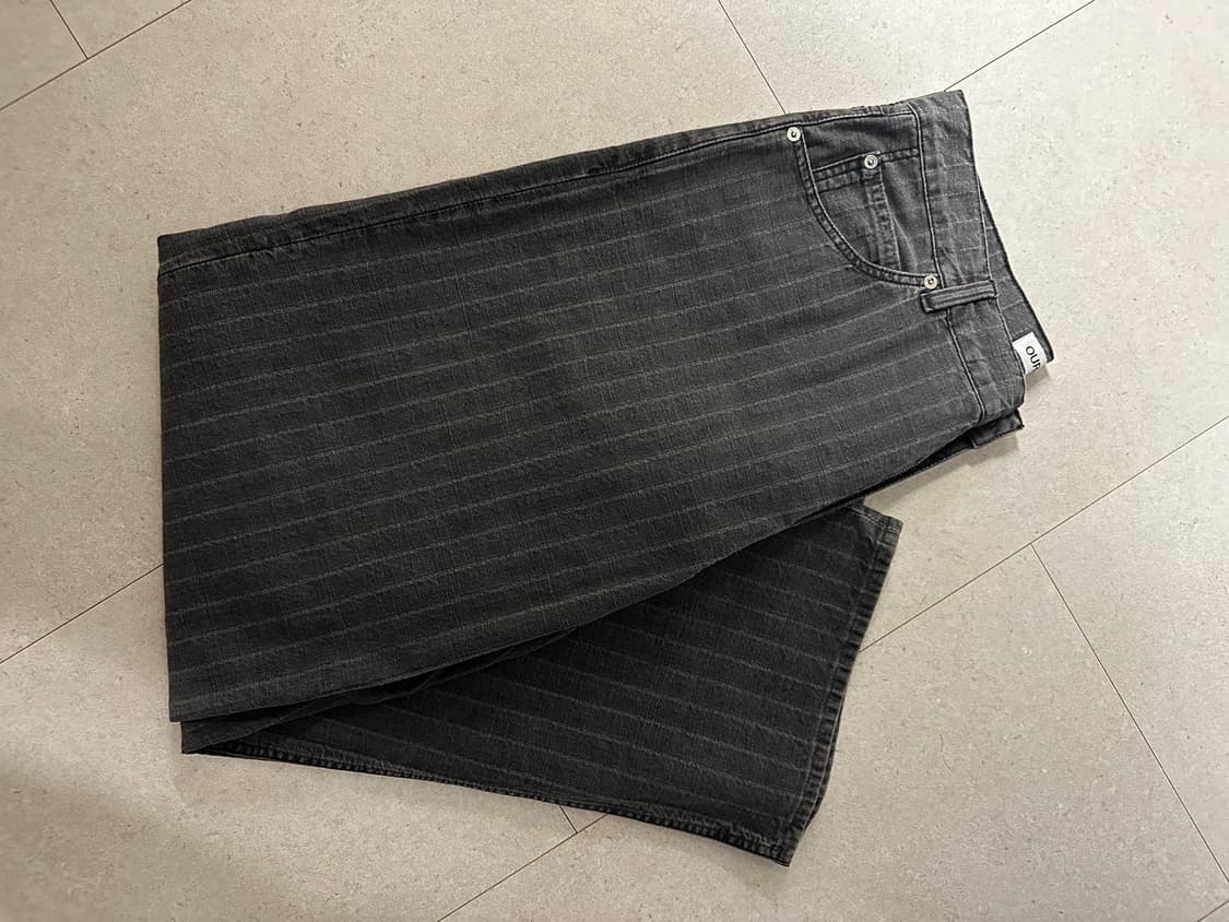 vast cut grey torino stripe denim 상품이미지3