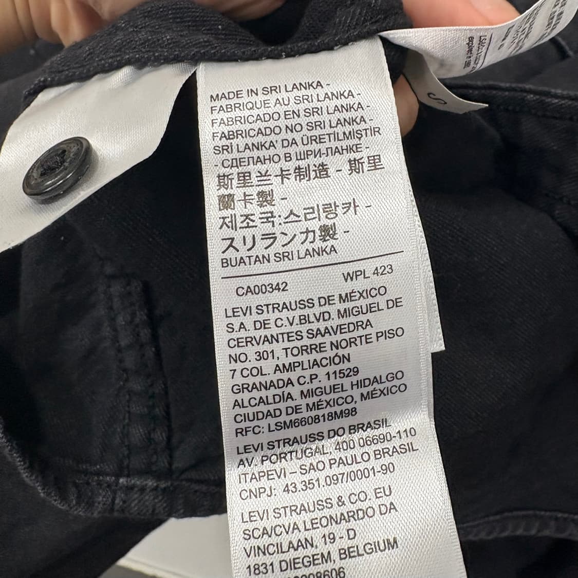 리바이스 블랙 데님 웨스턴 셔츠 상품이미지4