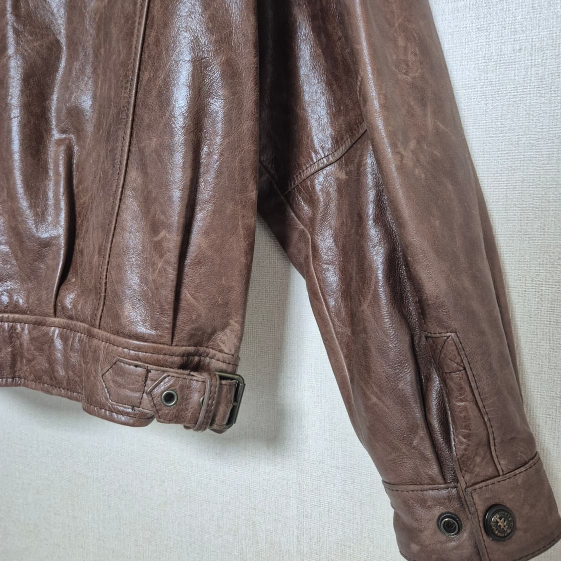 90s 빈티지 소가죽 cowhide 스포츠자켓 상품이미지6